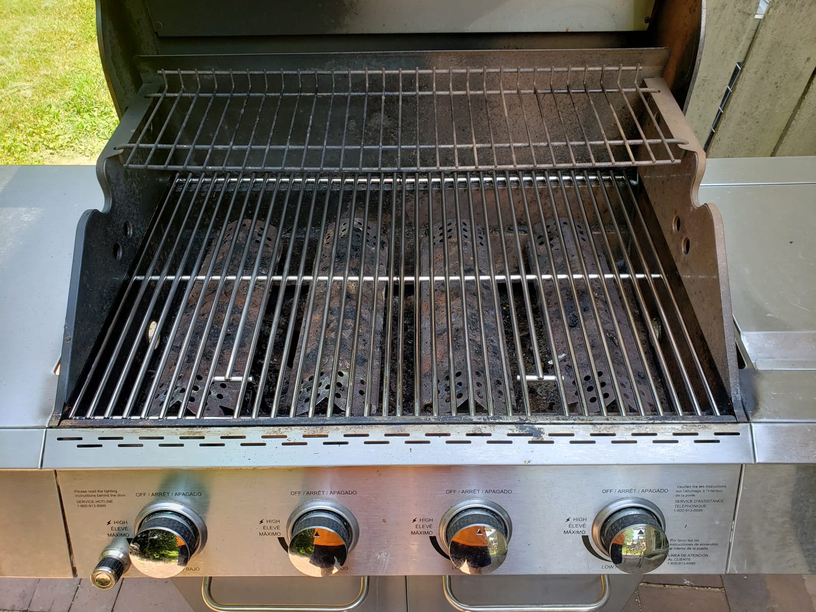 17 Inches Cooking Grates for Home Depot Nexgrill 720-0830H 720-0830D 720-0783E 720-0783C for Nexgrill Replacement Parts 4/5 Burner Grill Grates Stainless Steel 2 Pack customer photo 1