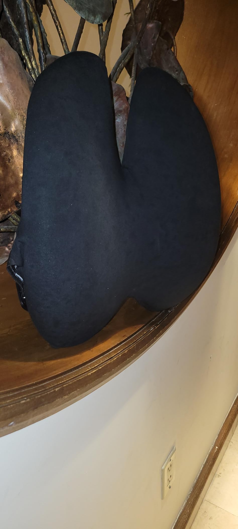 C CUSHION LAB Extra Dense Lumbar Pillow - Patented Ergonomic Multi-Region Firm Back Support for Lower Back Pain Relief - Lumbar Support Cushion with Strap for Office Chair, Car, Sofa, Plane - Grey customer photo 2