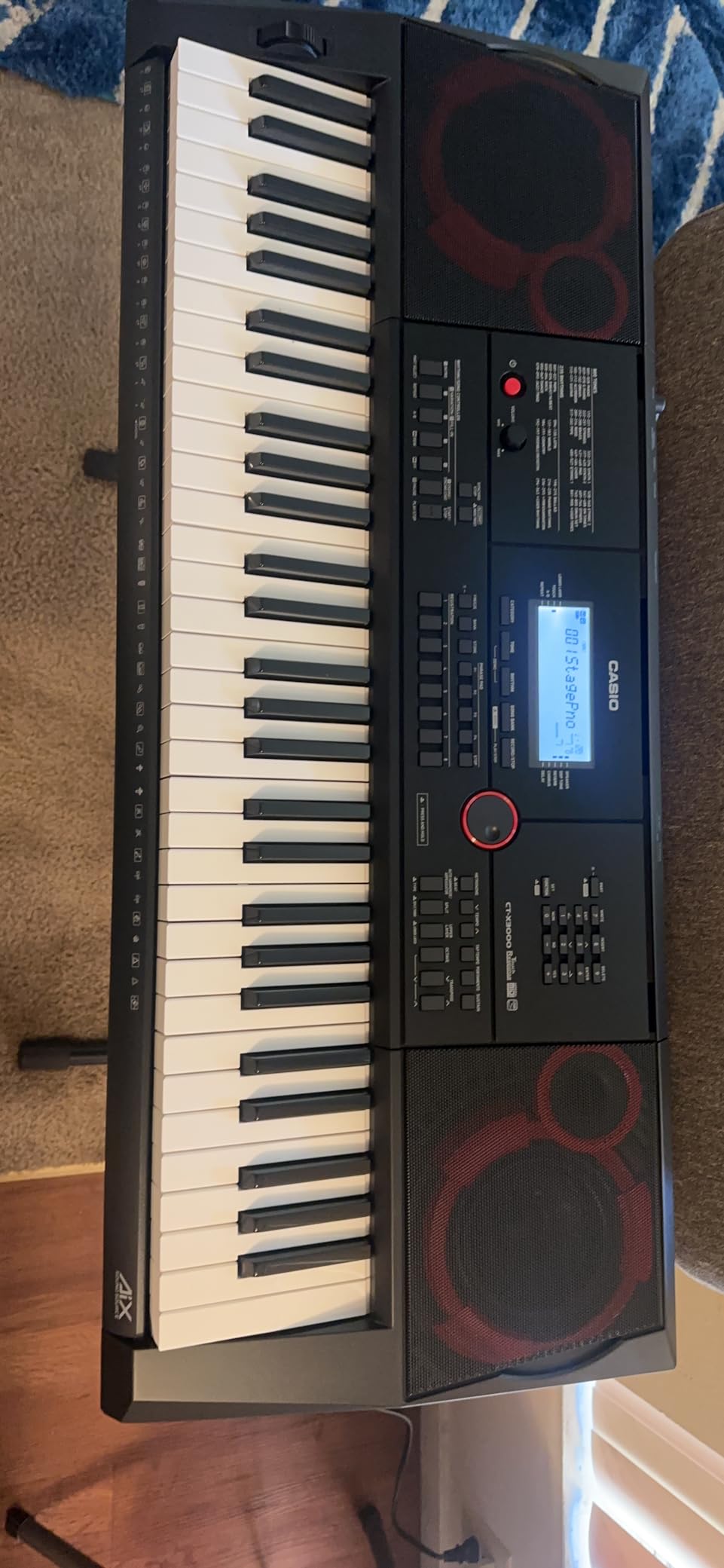 Casio CT-X3000 61-Key Portable Arranger Keyboard, 800 Tones, 235 Rhythms, DSP Effects, 17-Track Recorder customer photo 2