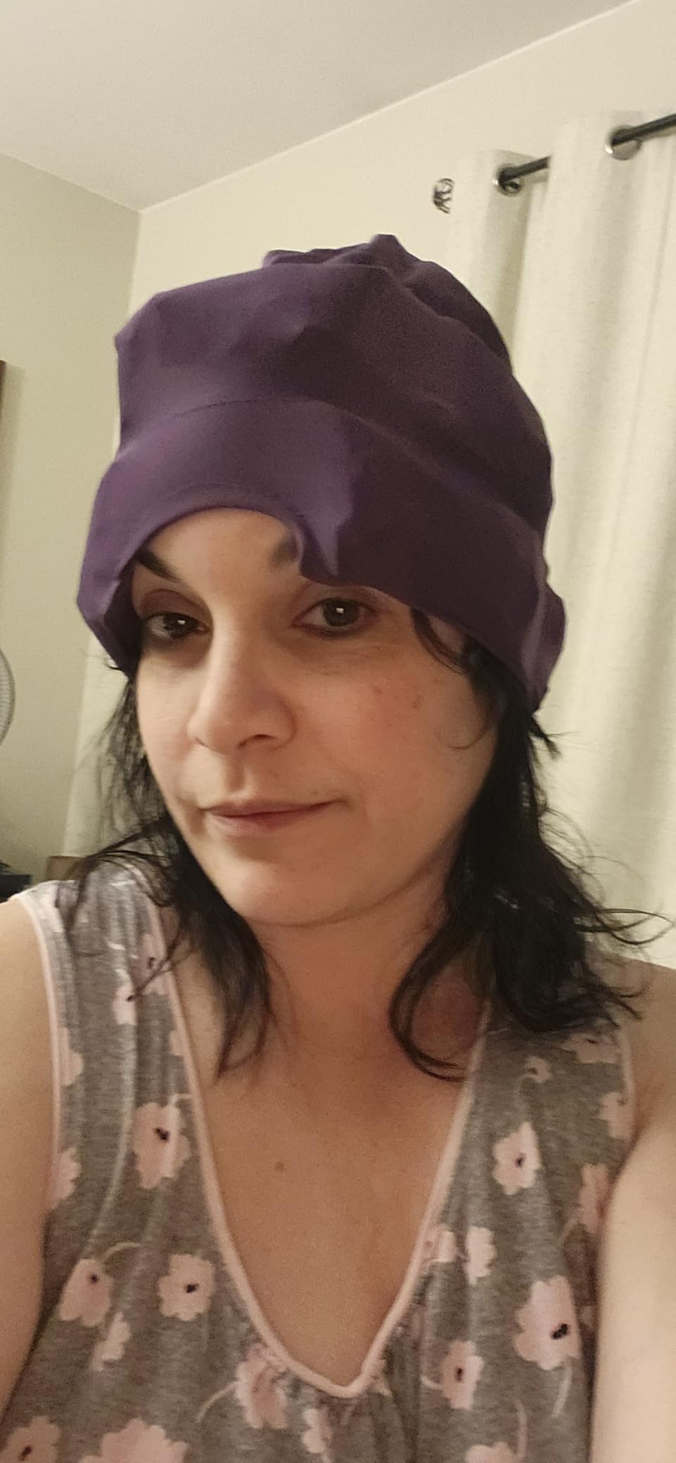 Magic Gel Migraine Ice Head Wrap - Real Migraine & Headache Relief | The Original Headache Cap | Cold, Comfortable, Dark & Cool; Endorsed by Physicians, Loved by Thousands - Purple customer photo 1