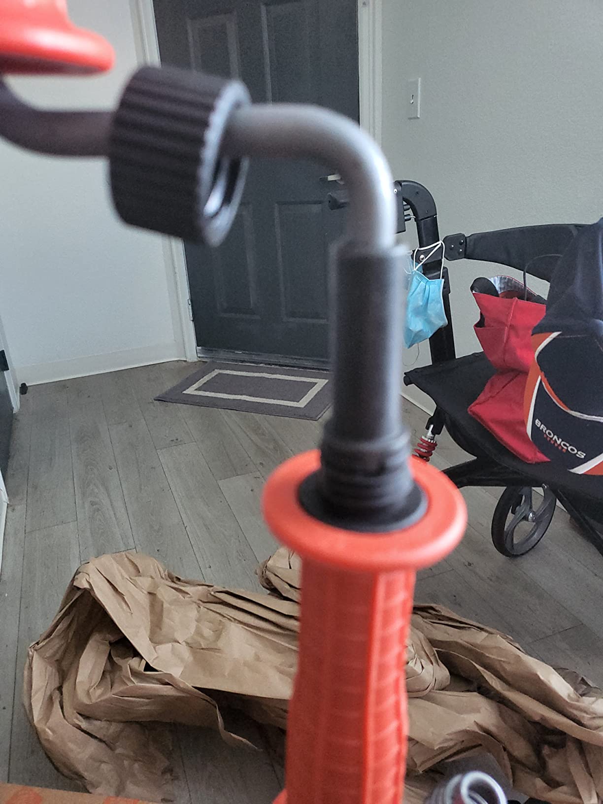 Closet Auger, 6 ft Cable Lg, 1/2 in Cable Dia, Power Drill Compatible, Bulb Head, Manual Cable Feed customer photo 1