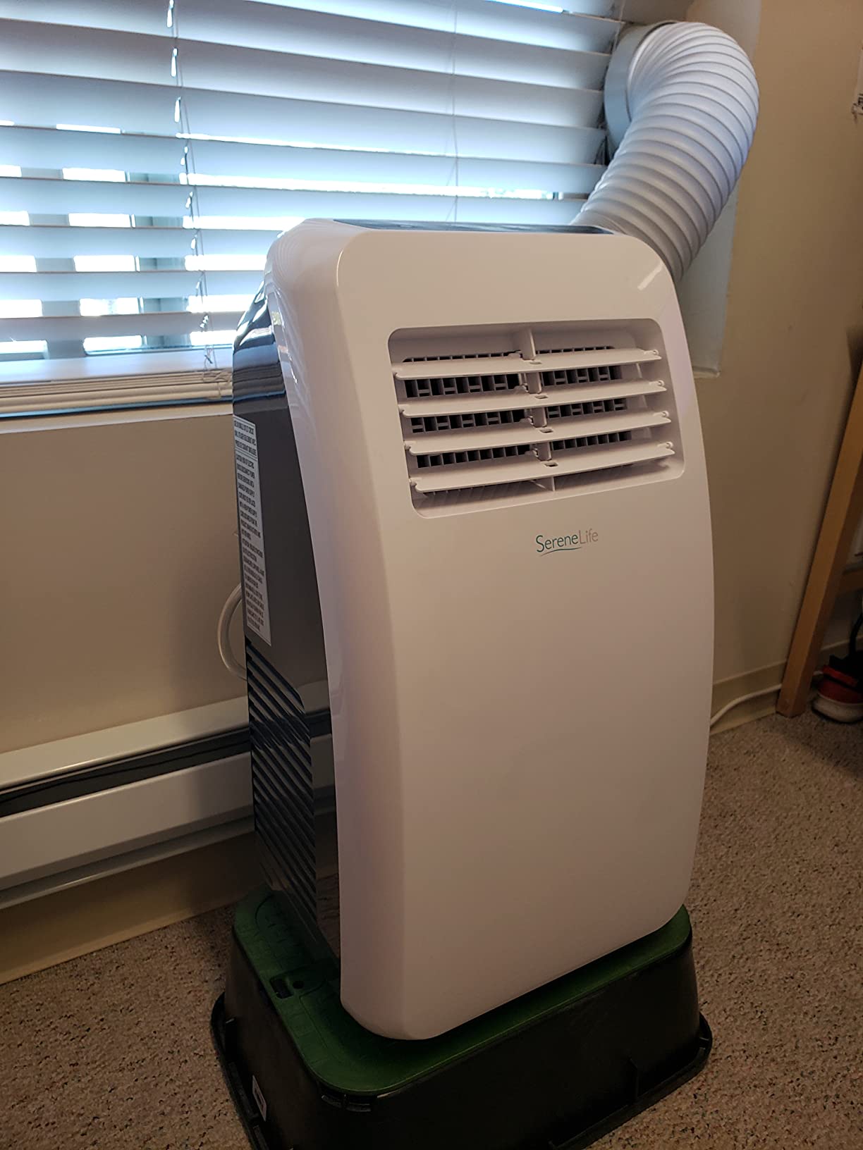 SereneLife Portable Air Conditioner, With Dual Motor, Dehumidifier & Fan | 8,000 BTU AC With Temperature Ranges 64°F-90°F | Fast Powerful Cooling | 3 Fan Speeds, Remote Control, & Window Exhaust Kit customer photo 2