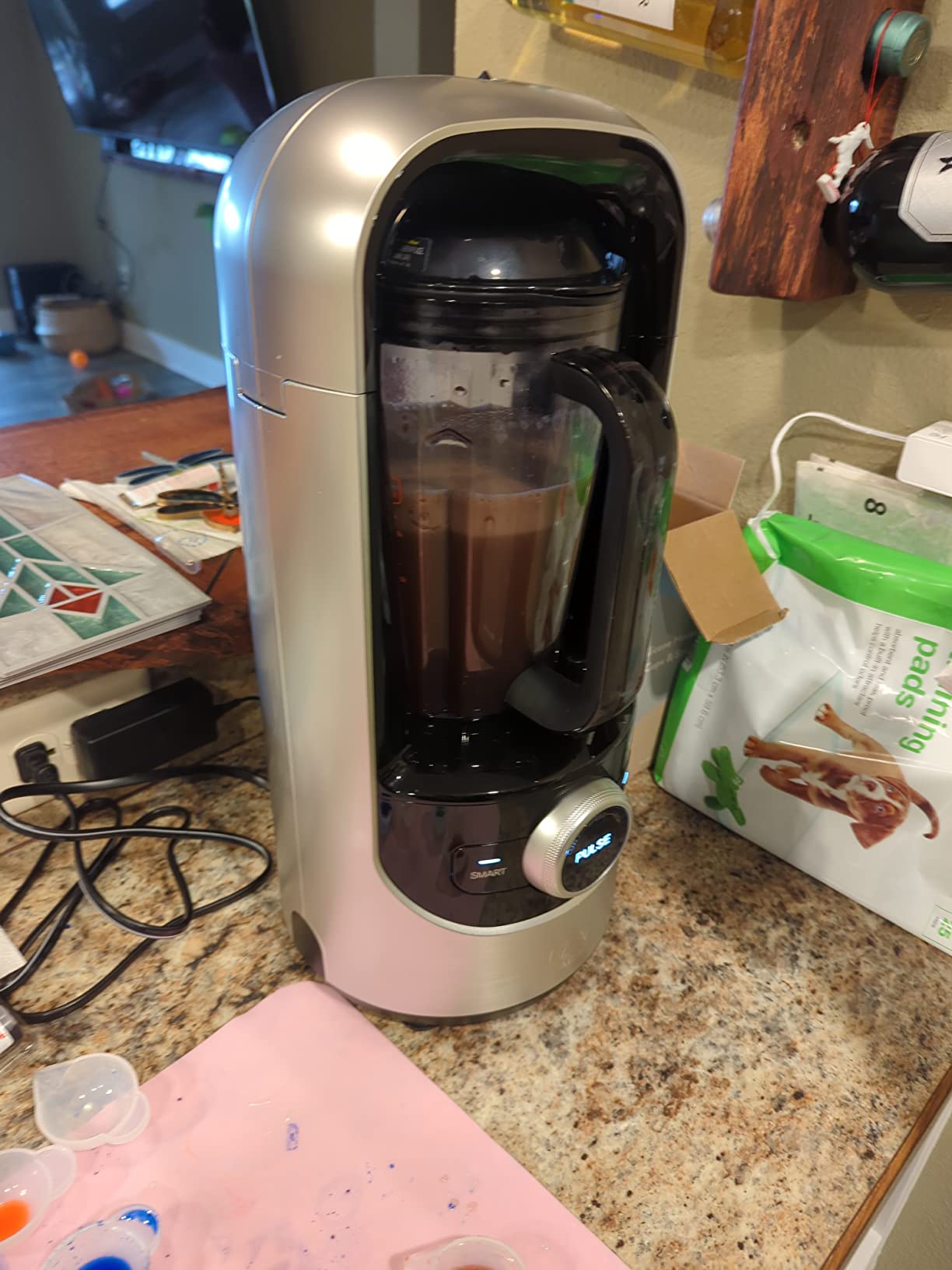 Pado Ozen 500 Vacuum Blender, Countertop Kitchen Blender for Nutrient Dense Smoothie Blends That Don't Separate, Plus Extra Vacuum Storage Container-Silver customer photo 2