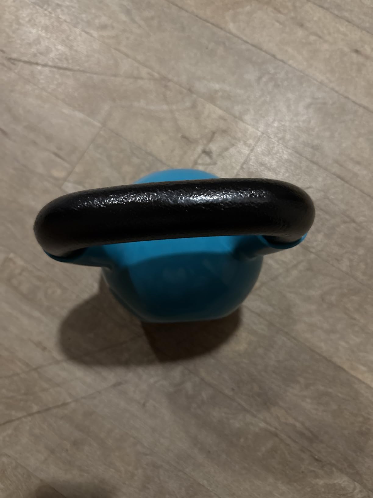 Amazon Basics Vinyl Kettlebell customer photo 1