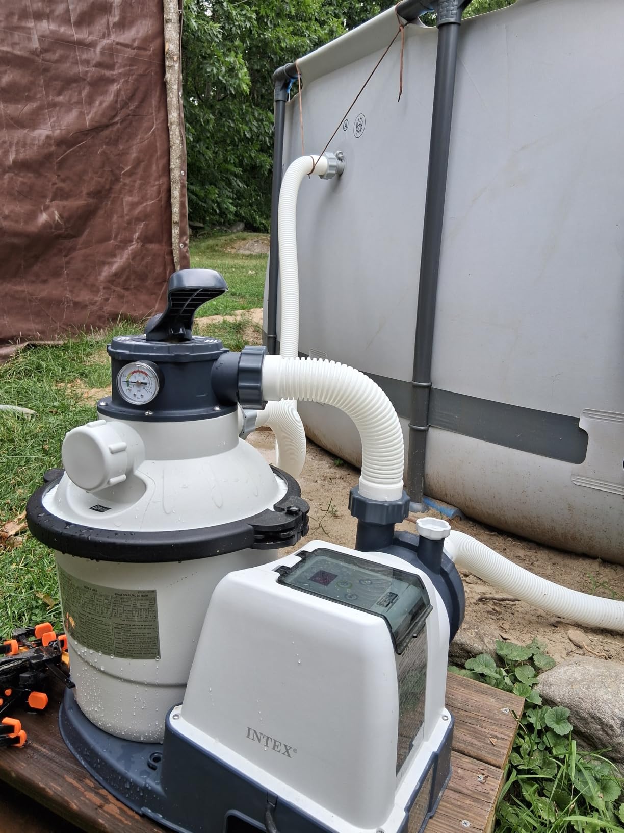 INTEX Krystal Clear 1,500 GPH Sand Filter Pump for Above Ground Pools | 26643EG - 10