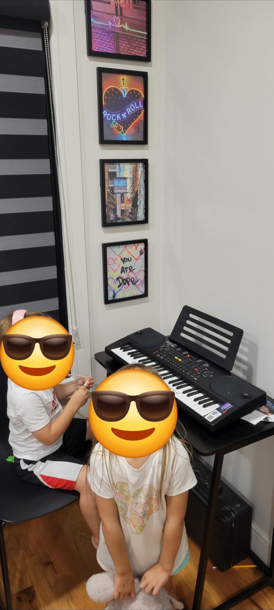 RockJam RJ549 49 Key Keyboard Piano for Beginners with Note Stickers | Electric keyboard with power supply, sheet music stand, note stickers and Simply Piano lessons for kids customer photo 1