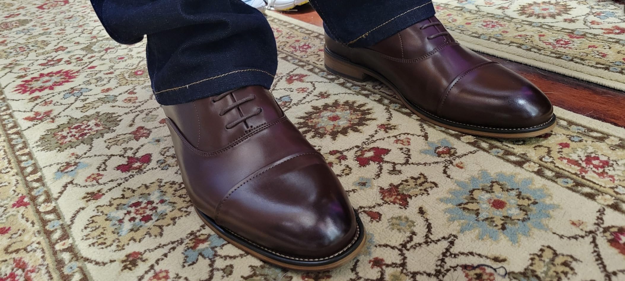 Bruno Marc Men's Cap-Toe Formal Dress Shoes customer photo 1