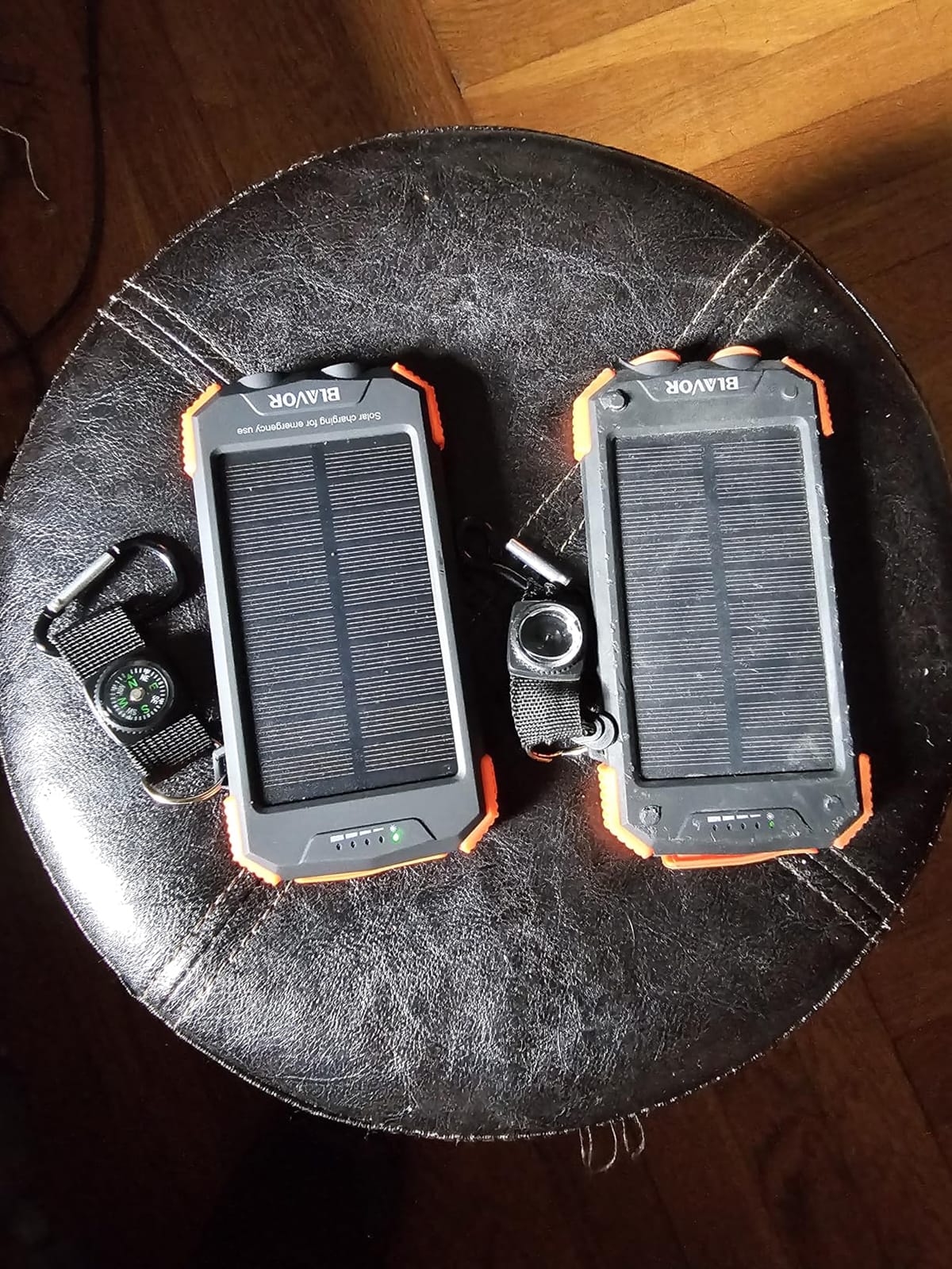 BLAVOR Solar Power Bank 10,000mAh, Portable Wireless Charger, 20W Fast Charging External Battery Pack with USB C for Cell Phones, Solar Panel Charging with Dual Flashlight for Camping customer photo 1