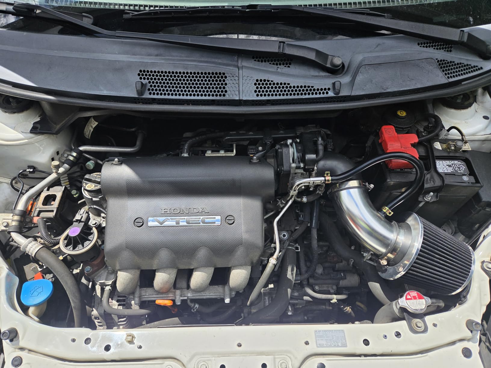 Short Ram Intake Kit for 06-08 Fit 1.5L (Black) | Chrome Intake Pipe | Black Reusable Filter | Hardware Included customer photo 2