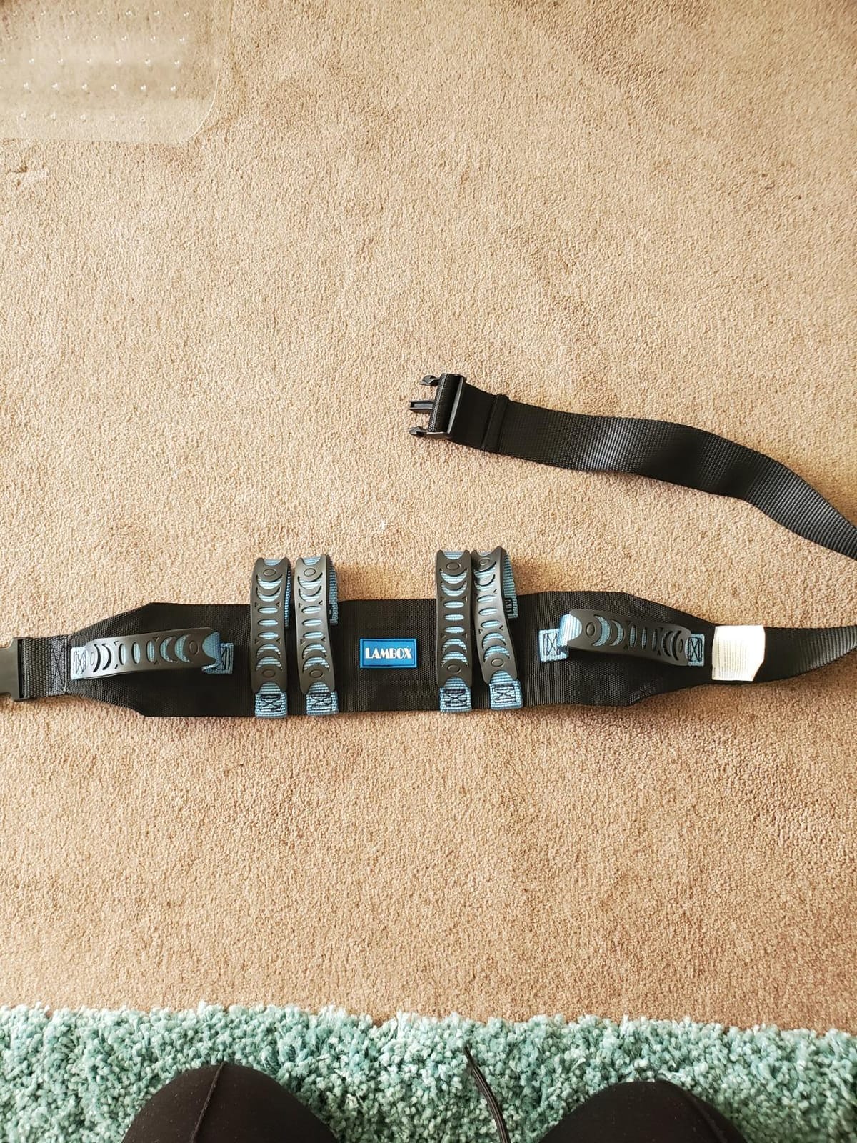 Patient Aid Gait Belt w/Handles, Transfer & Lift Aid for Elderly & Therapy | Padded Handles for Secure Grip | Quick-Release Buckle | Transfer & Lift Assist for Elderly, PT & Rehab | Anti-Slip customer photo 1