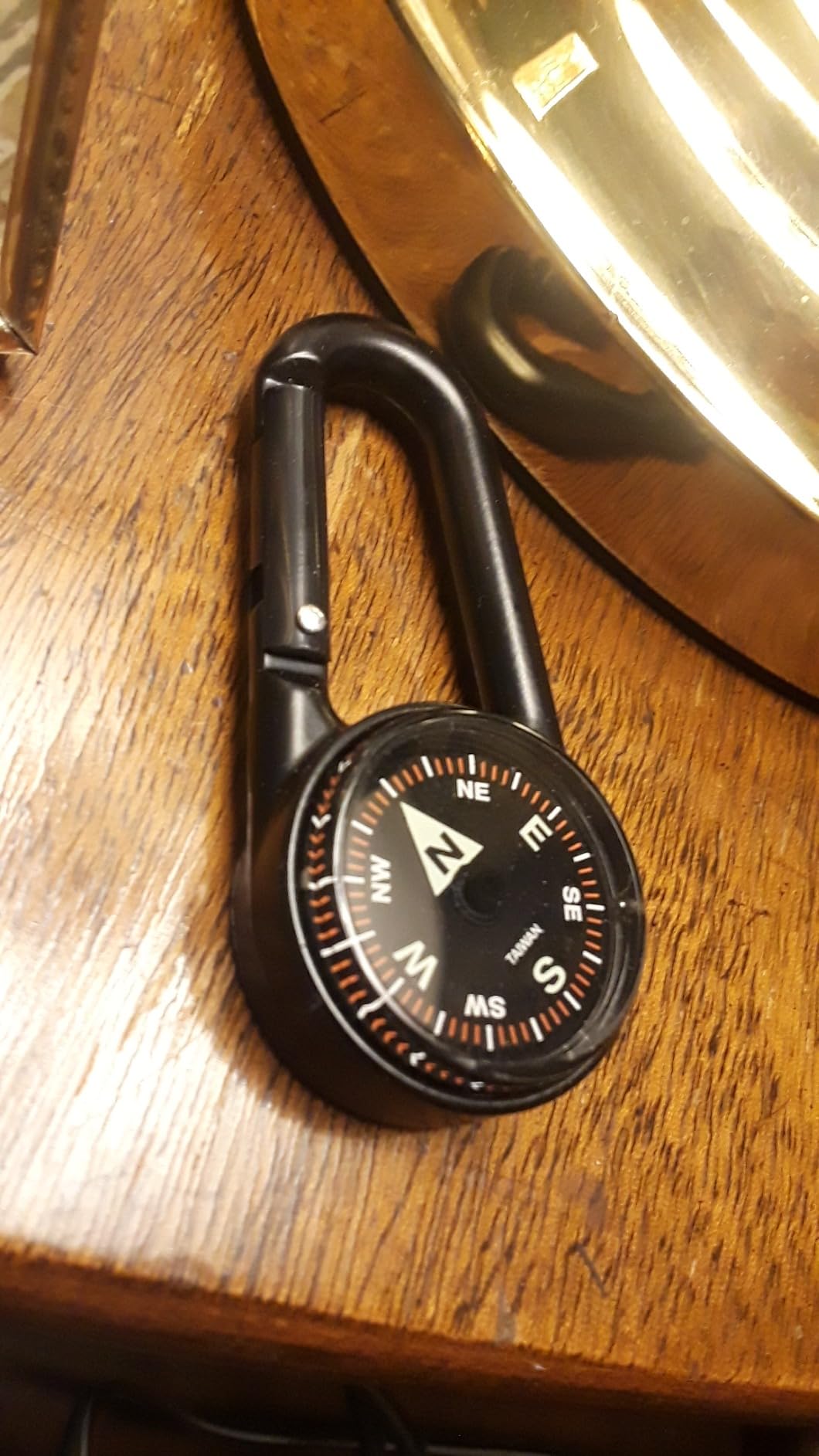 Coghlan's Compass - Carabiner, Liquid-Filled Navigation Tool for Hiking, Camping, Survival & Orienteering customer photo 2