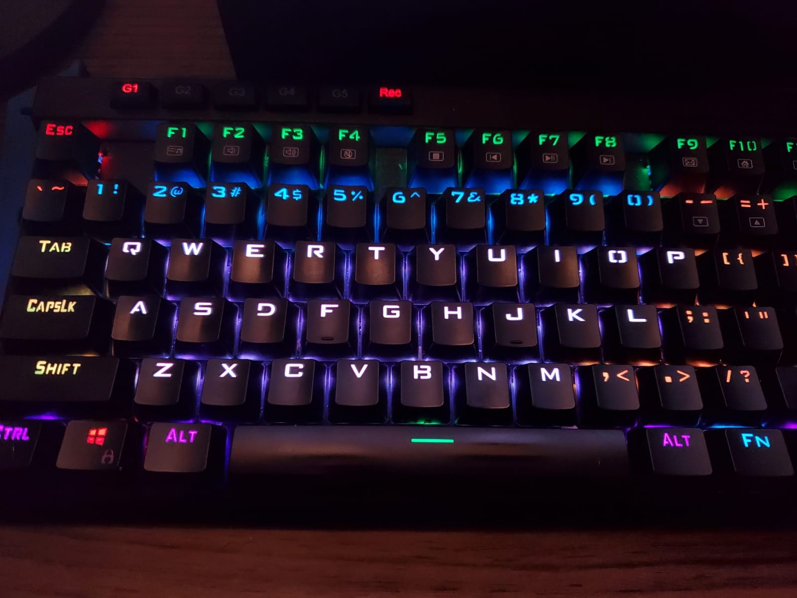 Redragon K580 Wired RGB Mechanical Gaming Keyboard, Macro Key & Media Wheel customer photo 2