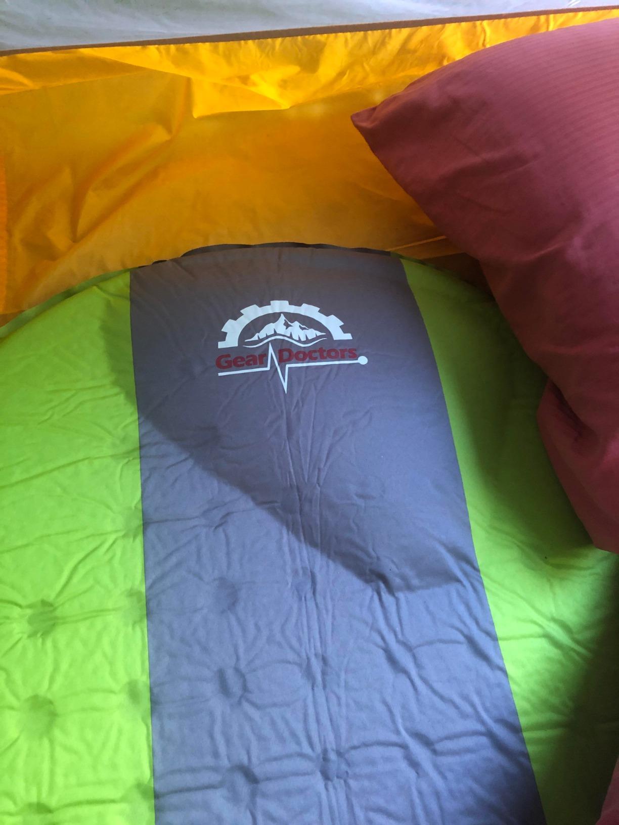 Gear Doctors Oxylus 4.3 R-Value Insulated Foam Self Inflating Sleeping Pad Camping - Sleeping Pad Backpacking Air Mattress - Camping Mattress Self Inflating Camp Mat 4 Seasons Sleep Mat - Camp/Floor/Tent customer photo 2