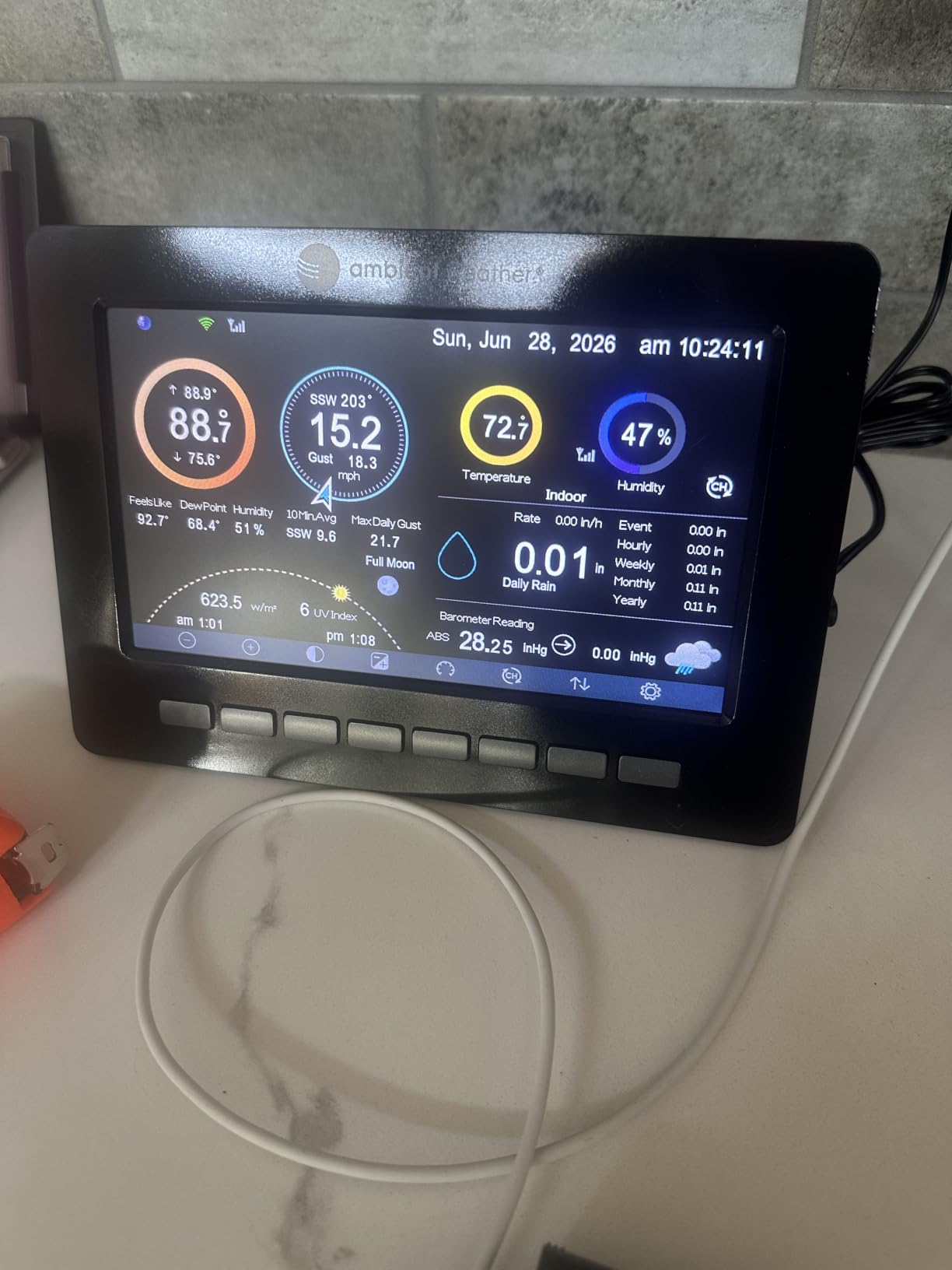 Ambient Weather WS-2000 Smart Weather Station | With Wi-Fi Remote Monitoring and Alerts customer photo 2