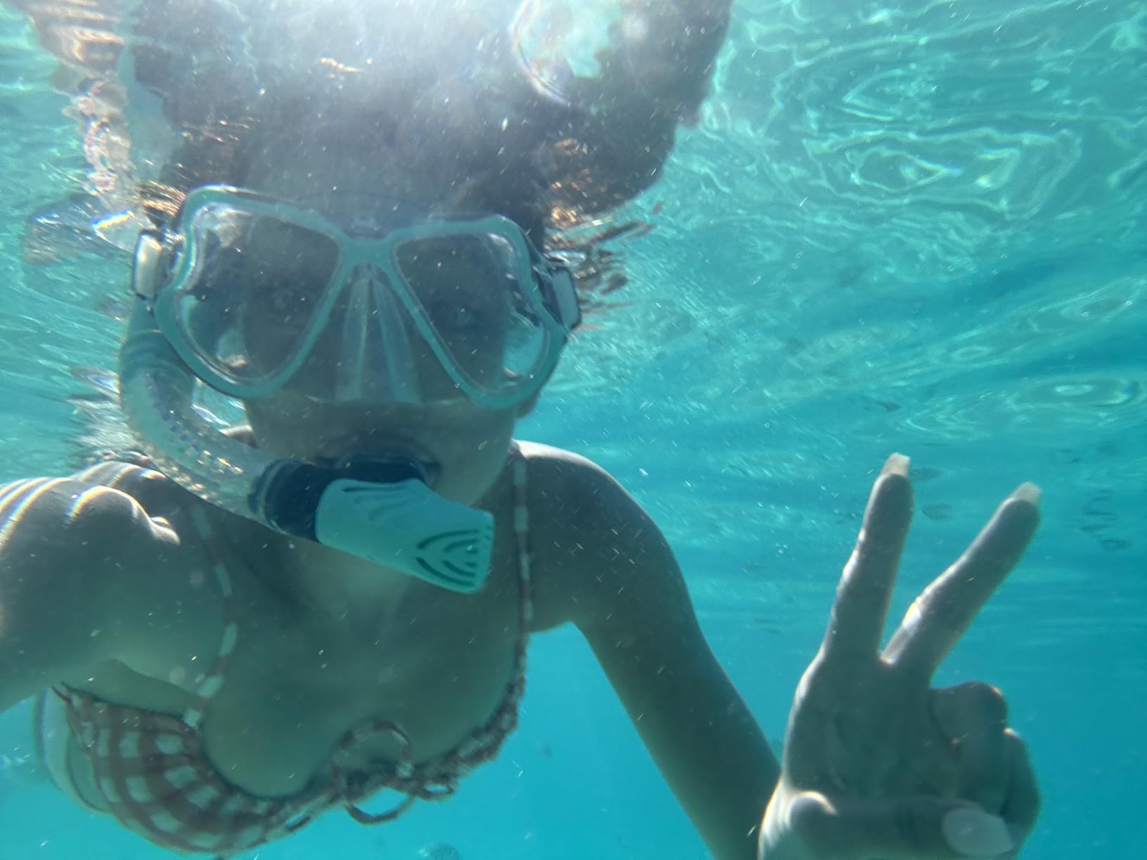 Greatever Snorkeling Gear for Adults Kids, Dry Snorkel Mask Set Anti-Fog | Panoramic Wide View Leak-proof, Swim Diving Mask with Dry Top Valve & Travel Mesh Bag, Comfortable Breathing customer photo 2