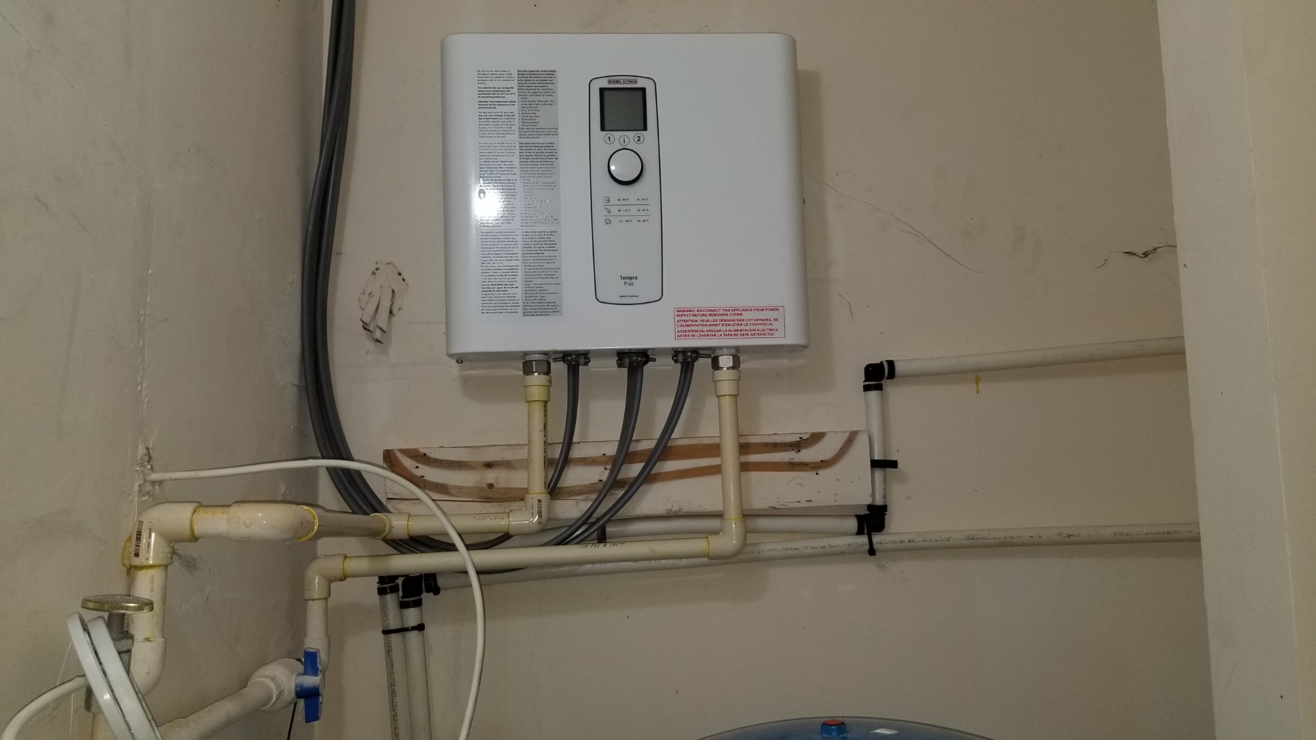 Stiebel Eltron Tankless Water Heater - Tempra 36 Plus - Electric, 36kW, On Demand Hot Water, Eco, White, Made in Germany customer photo 2