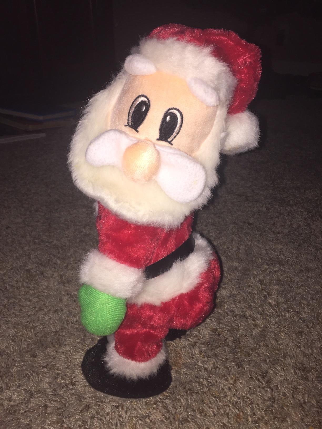 Twerking Santa Claus, Booty Shaking Santa Dancing Santa Claus with Music Singing Animated Christmas Santa Toys for Kids- English Song customer photo 1