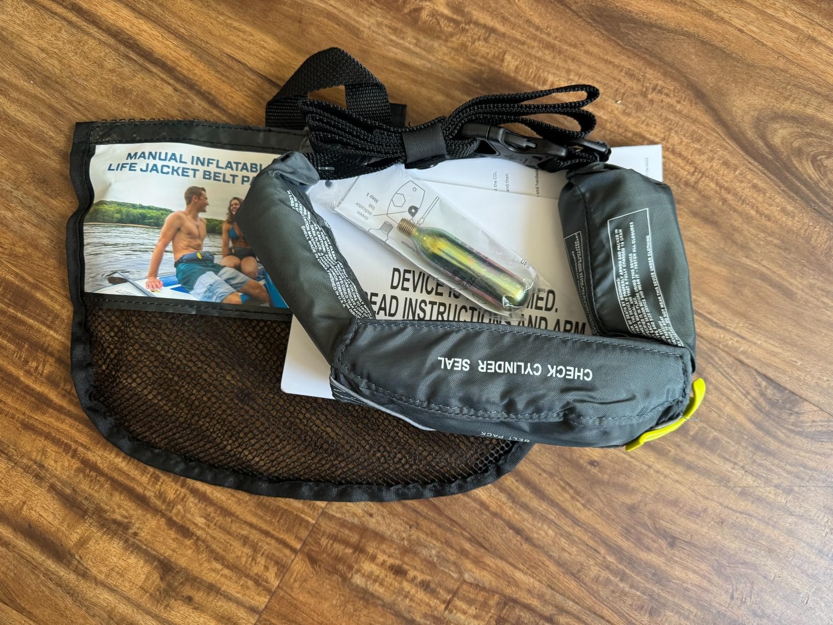 Onyx M-16 Manual Inflatable Belt Pack, U.S. Coast Guard Approved, Low Profile, Compact Design, Approved for Users 16 Years and Older; and Over 80 pounds customer photo 2