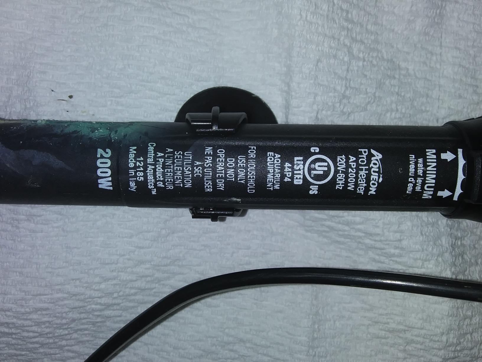 Aqueon Pro 300 Submersible Fish Tank Heater, 300 Watts | 300 watt aquarium heater, adjustable 68 to 88°F, auto shut-off, for fresh and saltwater aquariums customer photo 2