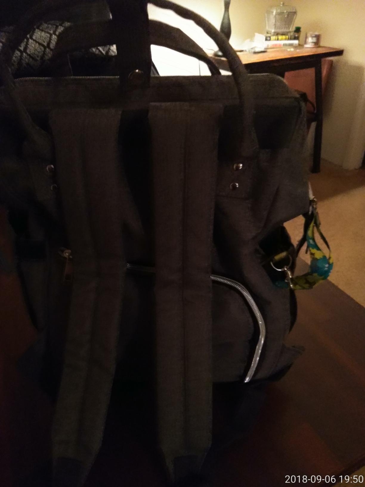 KeaBabies Baby Diaper Bag Backpack, Baby Bag for Boys, Girls (Trendy Black) | Large, Waterproof, Multi Function, Travel Diaper Backpack with Changing Pad, Durable Travel Essentials for Moms and Dads customer photo 2