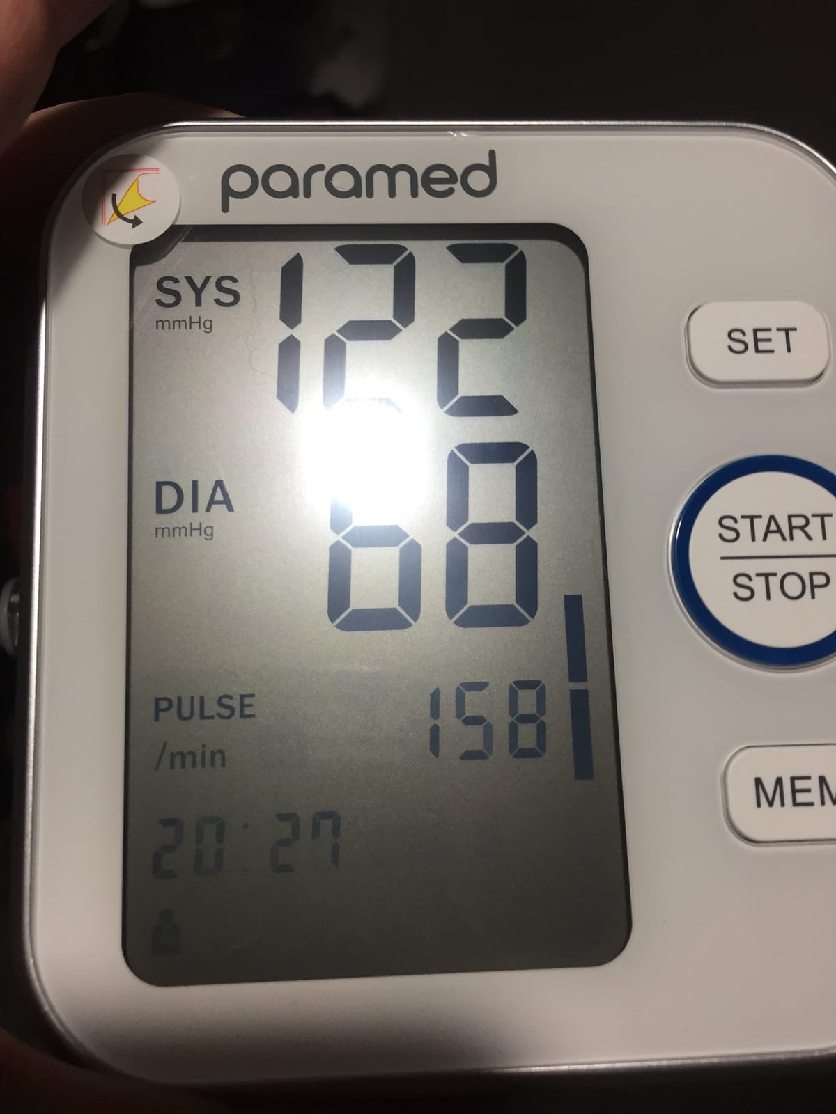 Paramed Blood Pressure Monitor - Bp Machine - Automatic Upper Arm Blood Pressure Cuff 8.7-16.5 inches - Large LCD Display 120 Sets Memory - Device Bag & Batteries Included customer photo 2