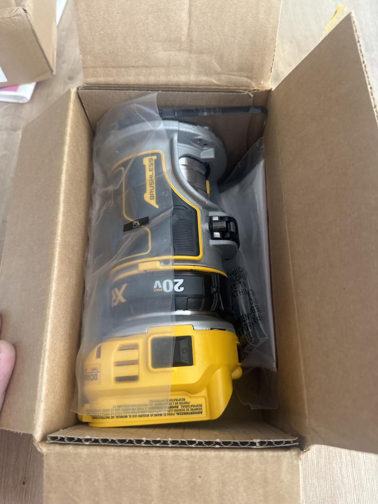 DEWALT 20V Max XR Cordless Router, Brushless, Tool Only (DCW600B) customer photo 1