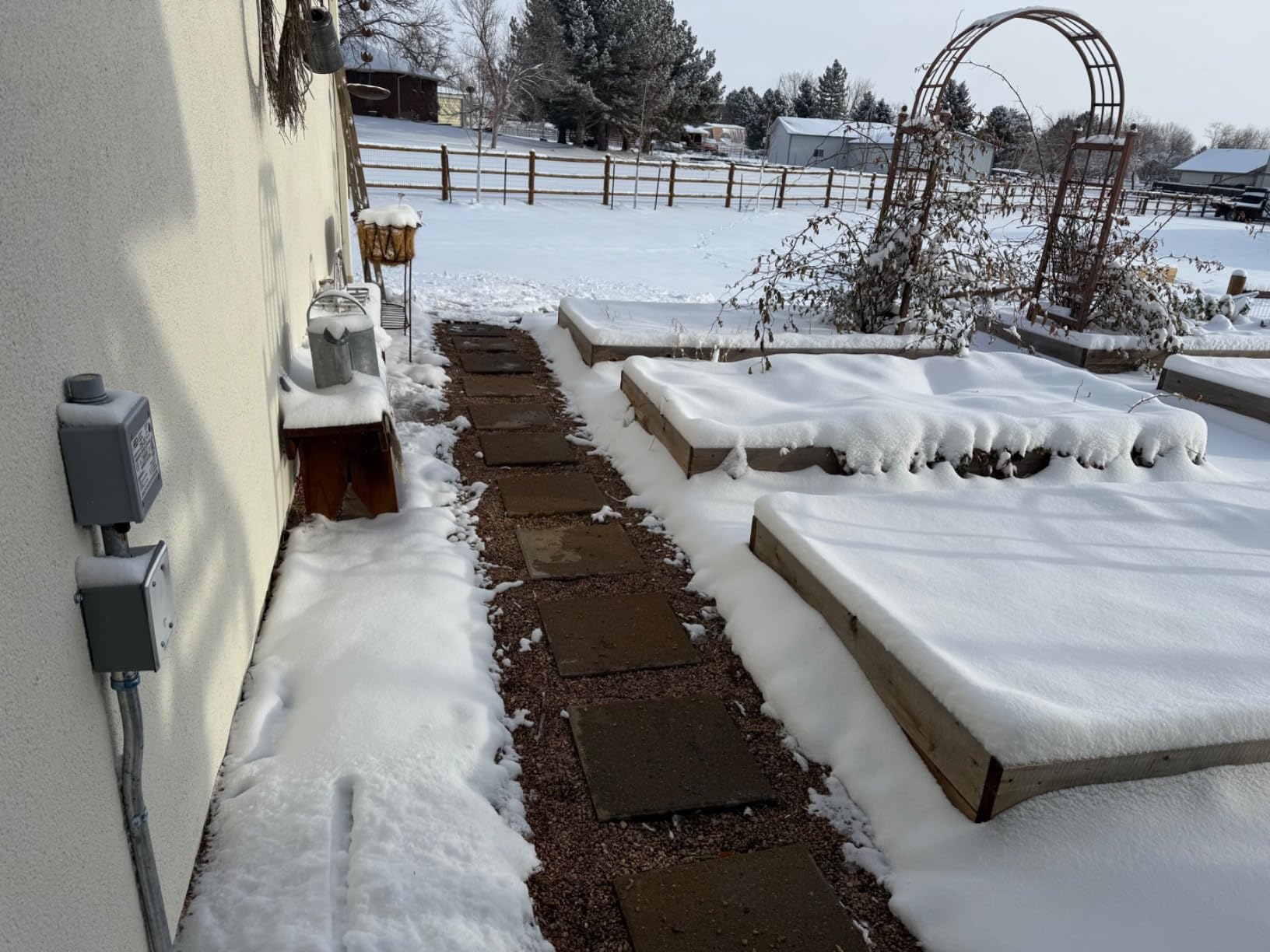 130 Sqft Embedded Heated Driveway System | 240V, 37 Watts per Sqft, Single-Circuit Heated Outdoor Snow Melting Mat w/Automatic Temperature/Moisture Activator customer photo 1