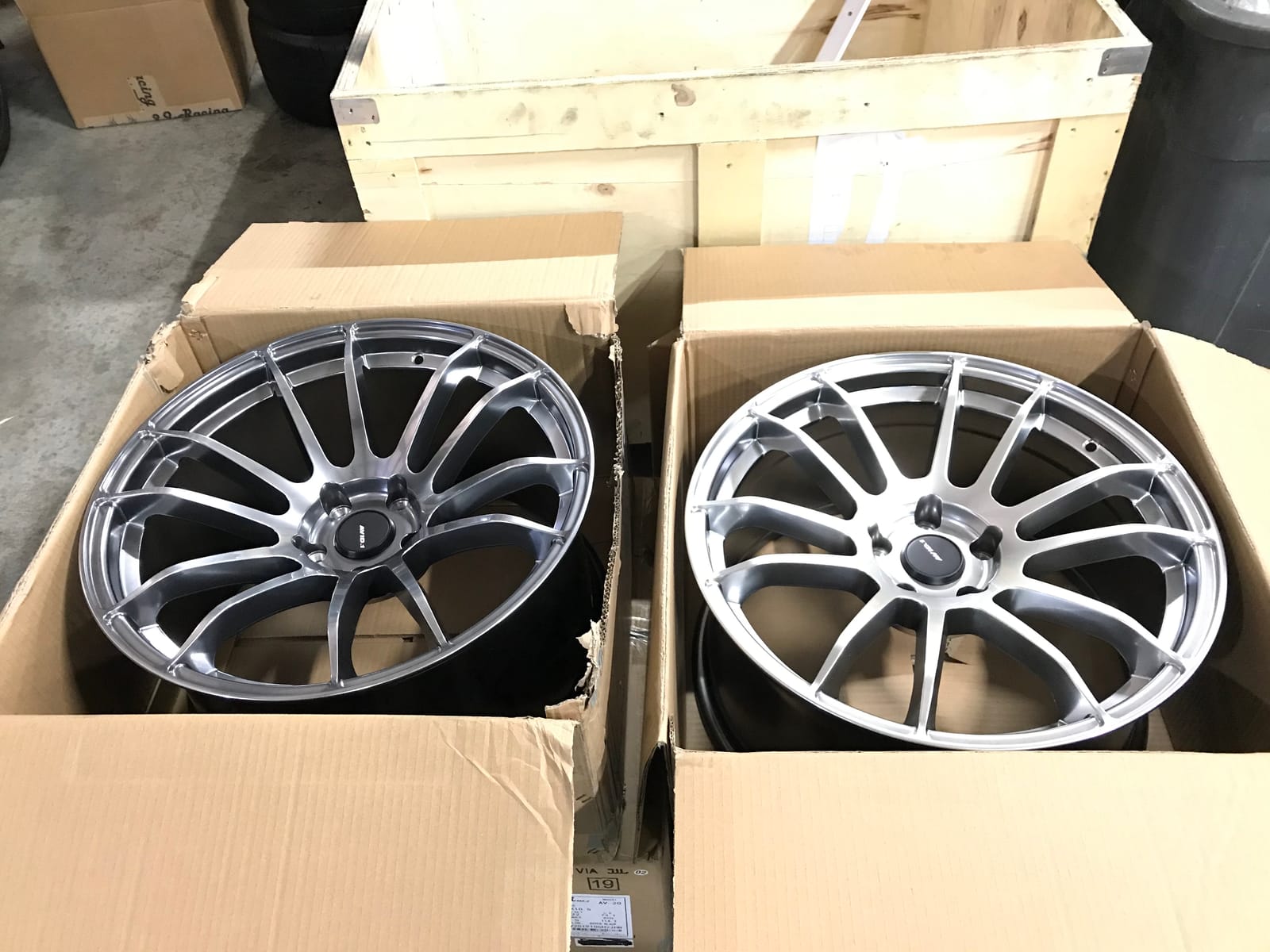 AVID.1 AV-20 Matte Black 18x9.5 Custom Wheel - 5x114.3 Bolt Pattern with +38 Offset - Lightweight Performance Alloy Wheel customer photo 2
