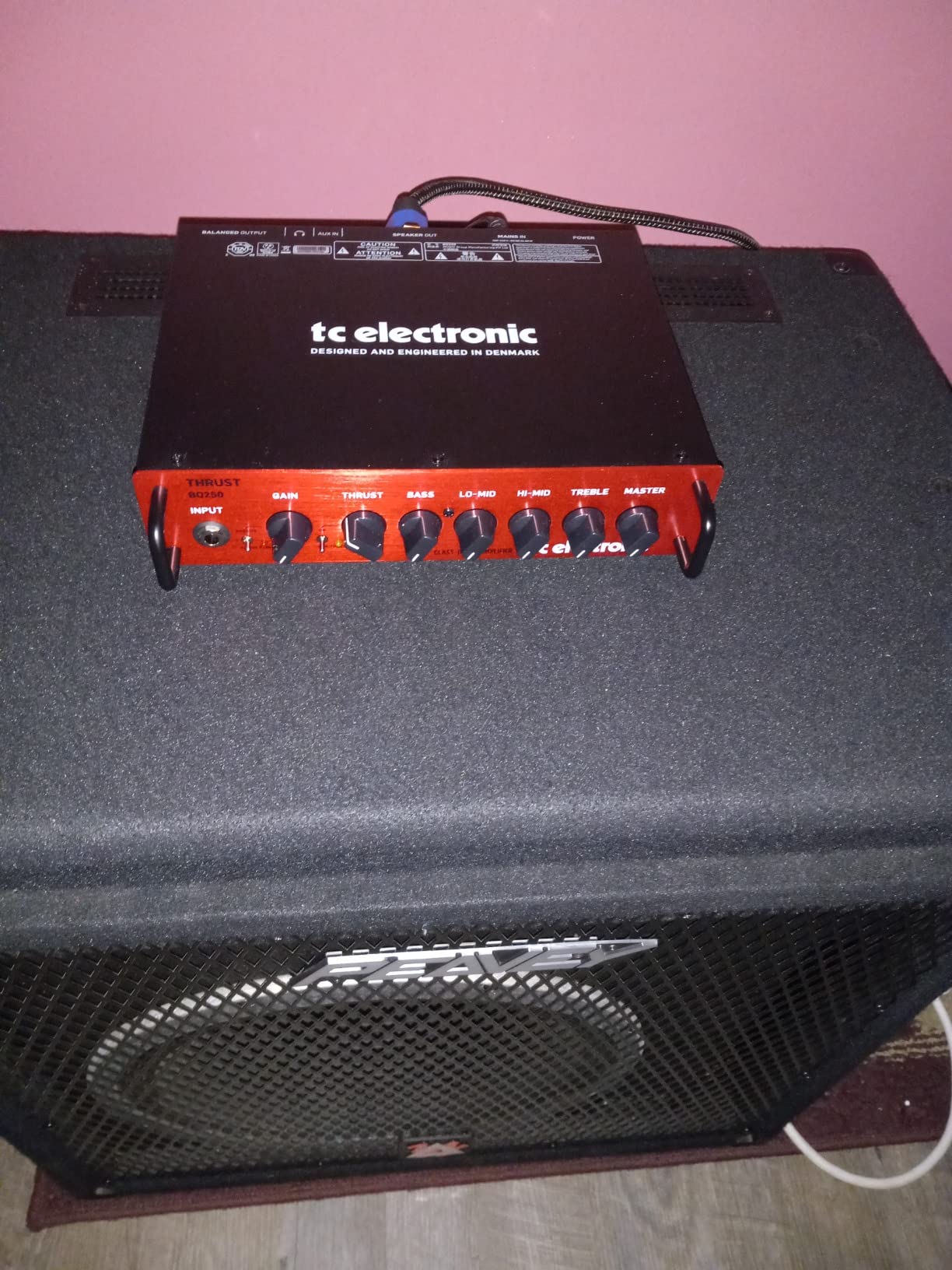 TC Electronic THRUST BQ250 250 Watt Portable Bass Head with Mosfet Preamp and Thrust Compressor customer photo 1