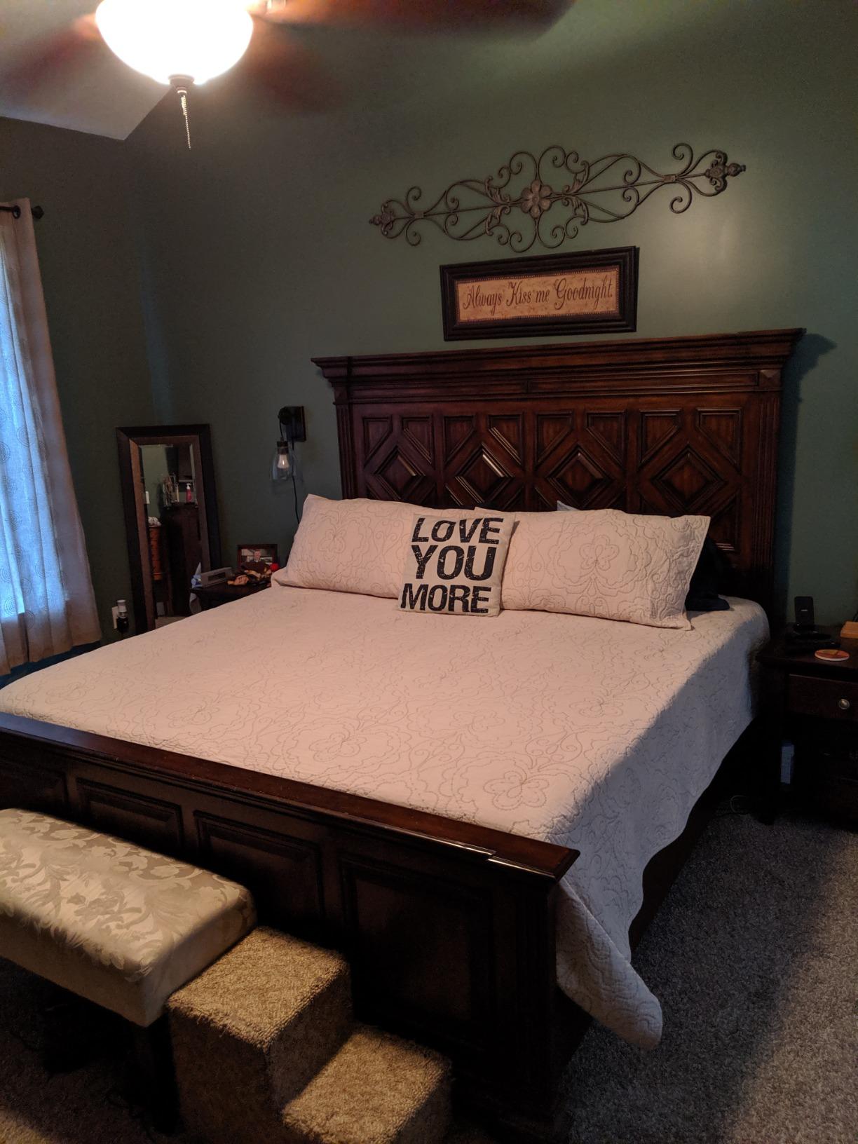 Sven & Son Harmony Adjustable Bed Base, Head and Foot Lift, Massage, Under-Bed Lights, USB, Gel Memory, Zero Gravity Smart Frame - Split King + 14 inch Hybrid Spring Matt (Medium Soft) customer photo 2