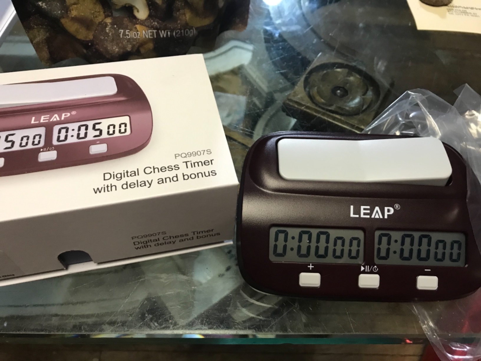LEAP Chess Clock Digital Chess Timer for Chess Board Game (Official Store) | Count up/down, Alarm, Bonus/Delay, Energy save, Setting Memory, Portable, Easy to Use, Timer for 2 Board Games customer photo 1