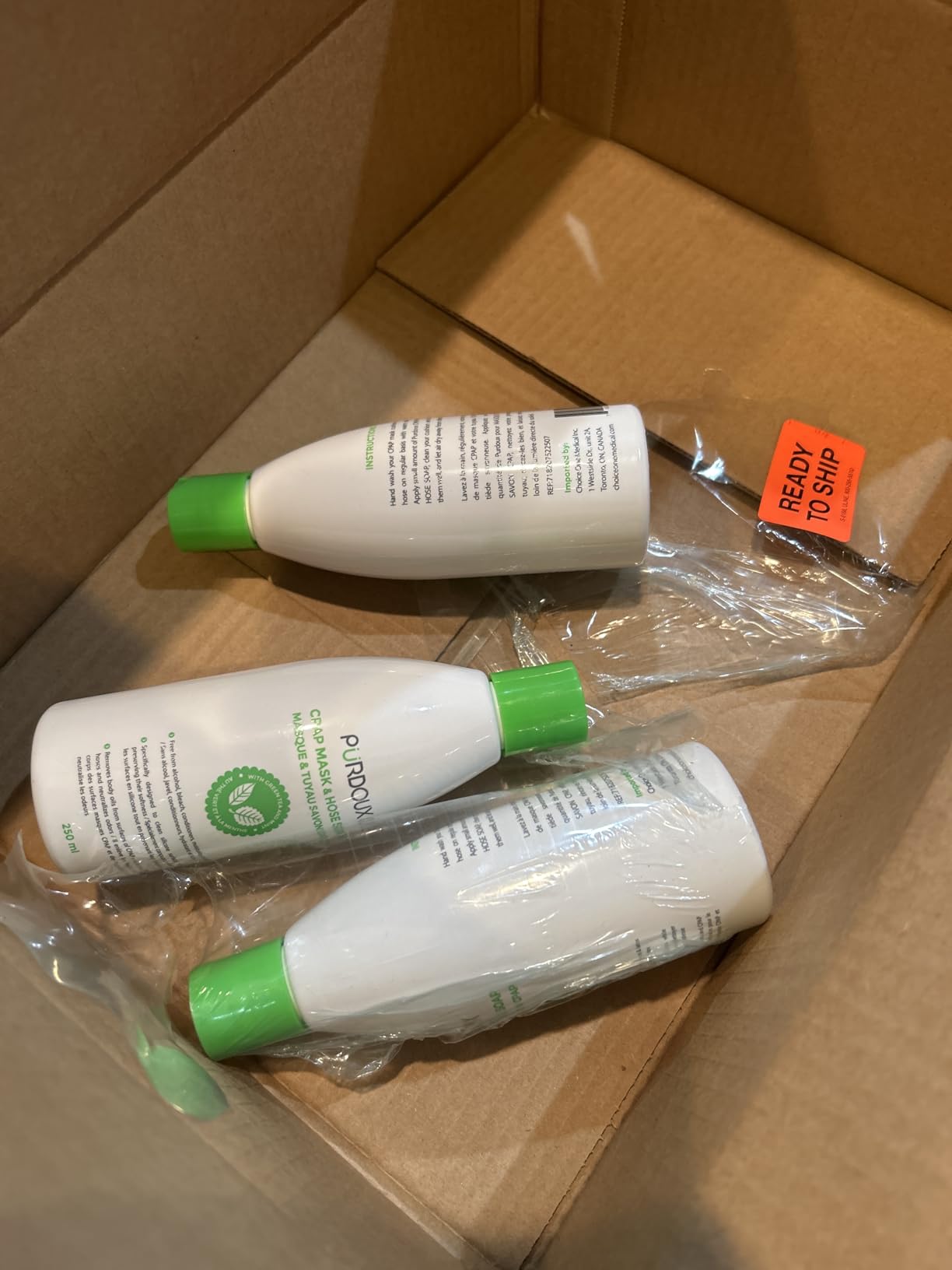 CPAP Mask & Hose Soap (Pack of 3 Bottles x 250mL) Green Tea Mint Scent | 8.4 fl oz, Alcohol Free, Silicone Safe, CPAP Hose Cleaner, Removes Dirt & Facial Oils, Gentle Cleaning, CPAP Supplies customer photo 2