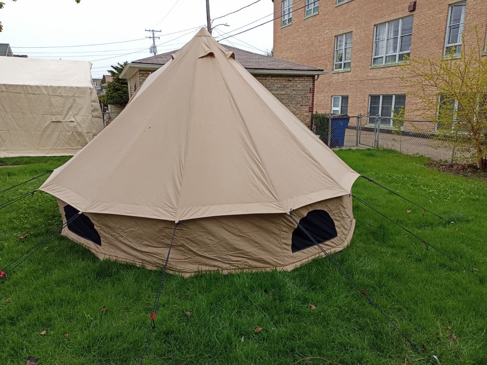 WHITEDUCK Regatta Canvas Bell Tent - w/StoveJack, Waterproof, 4 Season Luxury Camping and Glamping Yurt Tent Outdoor customer photo 2