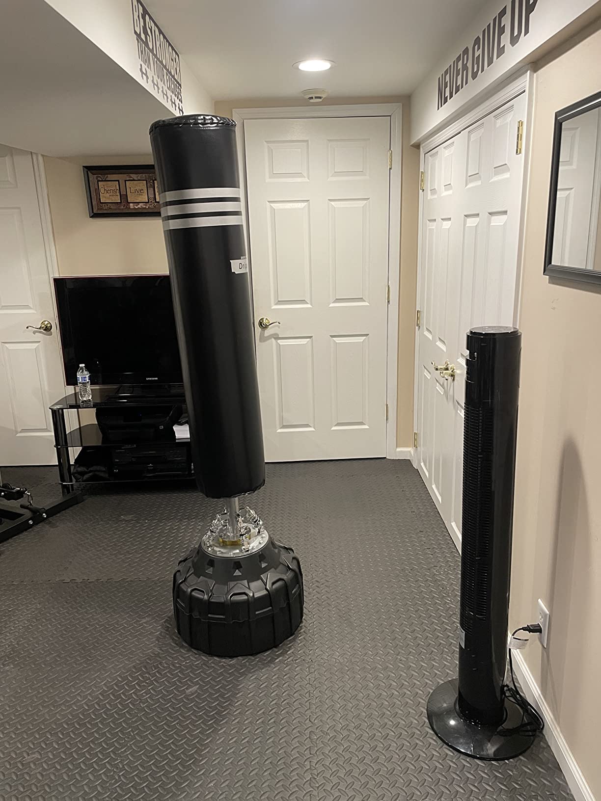 Dripex Free Standing Punching Bag for Adults, 69'' Heavy Boxing Bag with Stand, Boxing Equipment for Fight Camp Home Gym customer photo 2