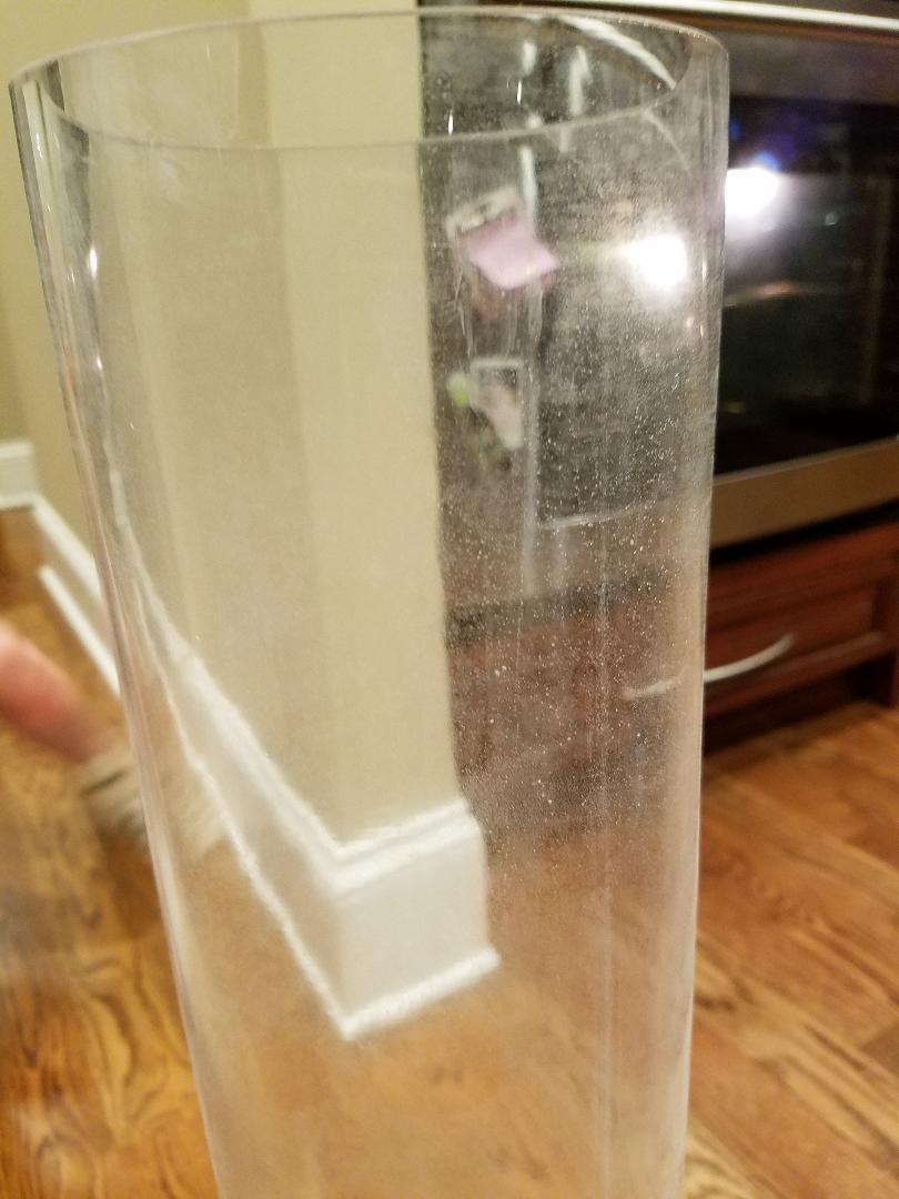 CYS EXCEL Glass Cylinder Vase (H:24