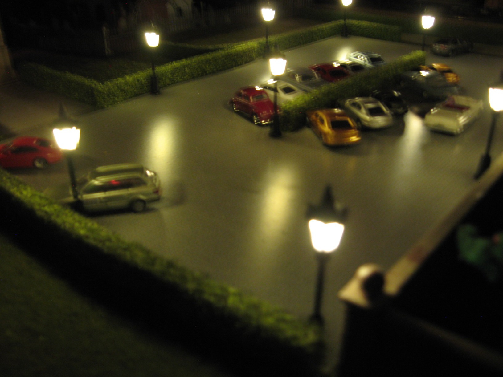 Amagogo 20pcs 1/100 3V HO Scale Miniature Street Lights Railway Train LED Lamp Post Single Head Garden Landscape Decoration for Diorama Sand Table customer photo 2
