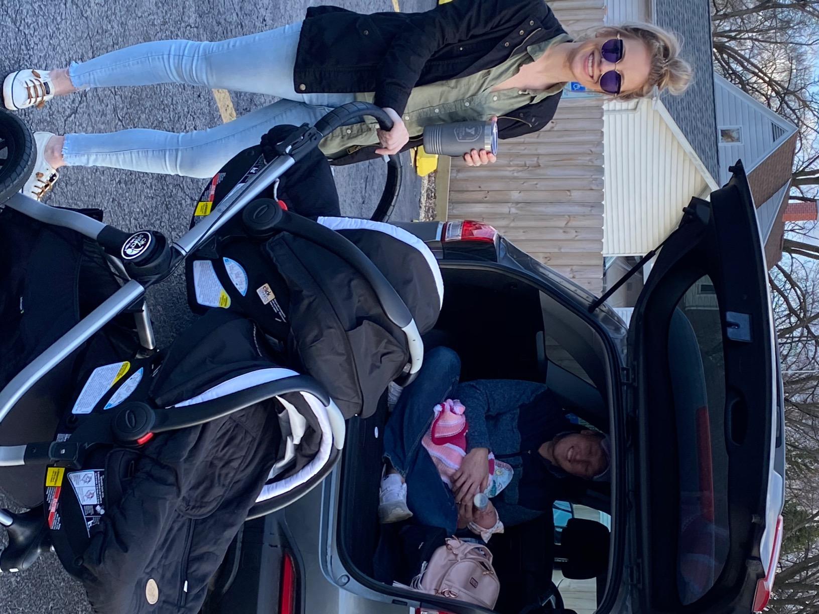 Baby Jogger City Select Double Stroller | Baby Stroller with 16 Ways to Ride, Included Second Seat | Quick Fold Stroller, Jet customer photo 1