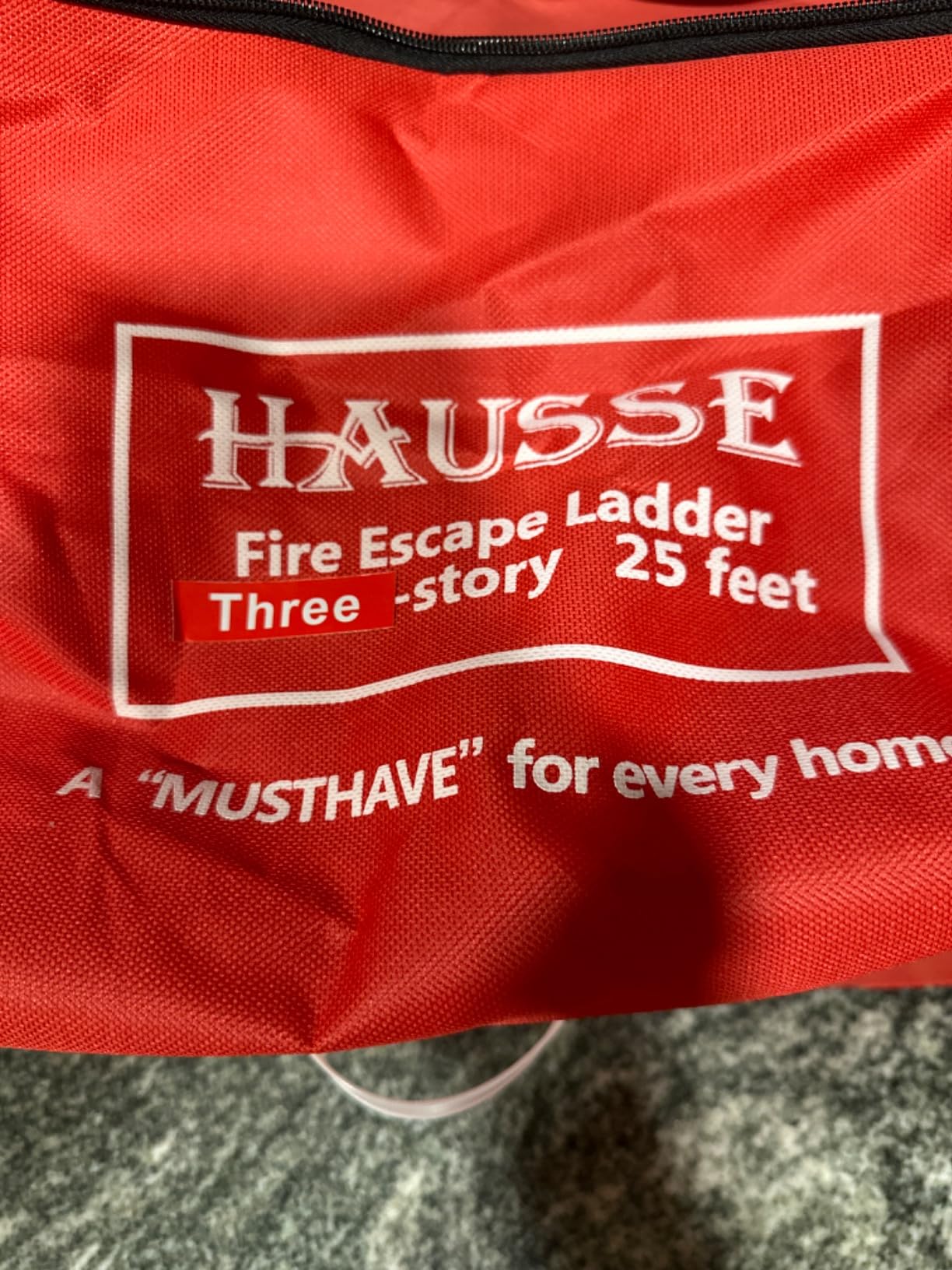 Hausse Retractable 3 Story Fire Escape Ladder, 25 Feet customer photo 1