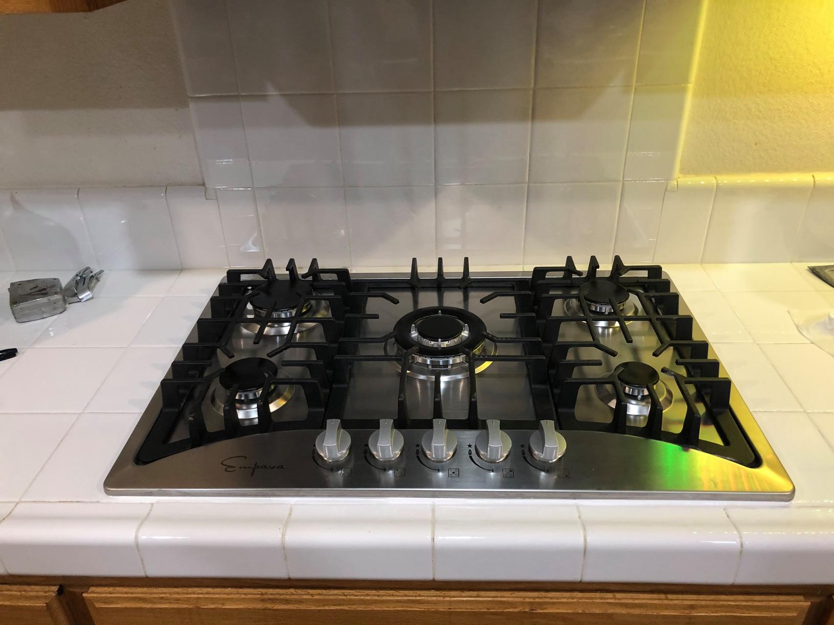 Empava 30 Inch Gas Cooktop with 5 World Class Made in Italy SABAF Burners, LPG/NG Convertible, Ideal RV Top Stoves for Kitchen, Stainless Steel customer photo 2