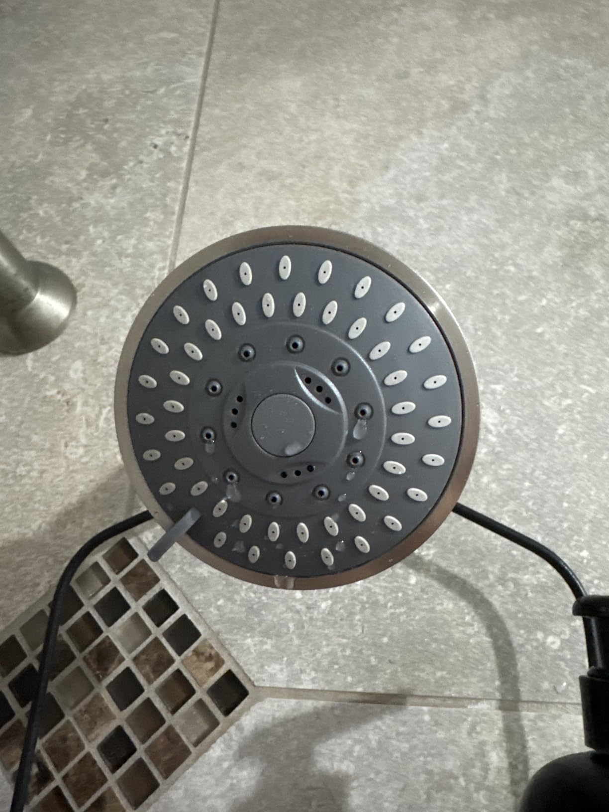 AISOSO High Pressure Rain Shower Head 5 Modes Showerhead 4.1 Inch Chrome | Low Water Pressure Compatible, Powerful Spray Fixed Showerhead for a Relaxing Indoor & Outdoor Shower customer photo 2