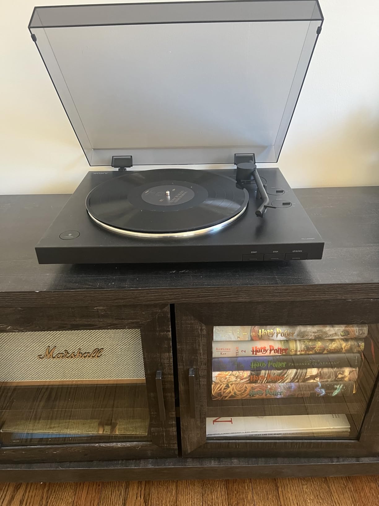 Sony PS-LX310BT Belt Drive Turntable: Fully Automatic Wireless Vinyl Record Player with Bluetooth and USB Output Black customer photo 1