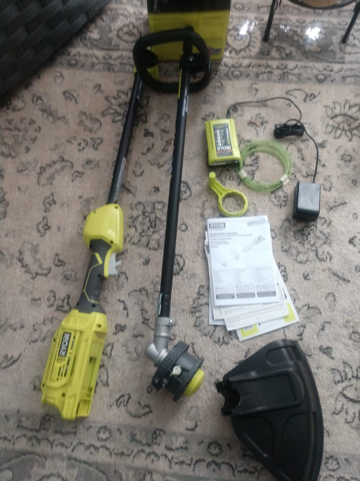 RYOBI 40-Volt Lithium-Ion Cordless Attachment Capable String Trimmer, 4.0 Ah Battery and Charger Inc customer photo 2