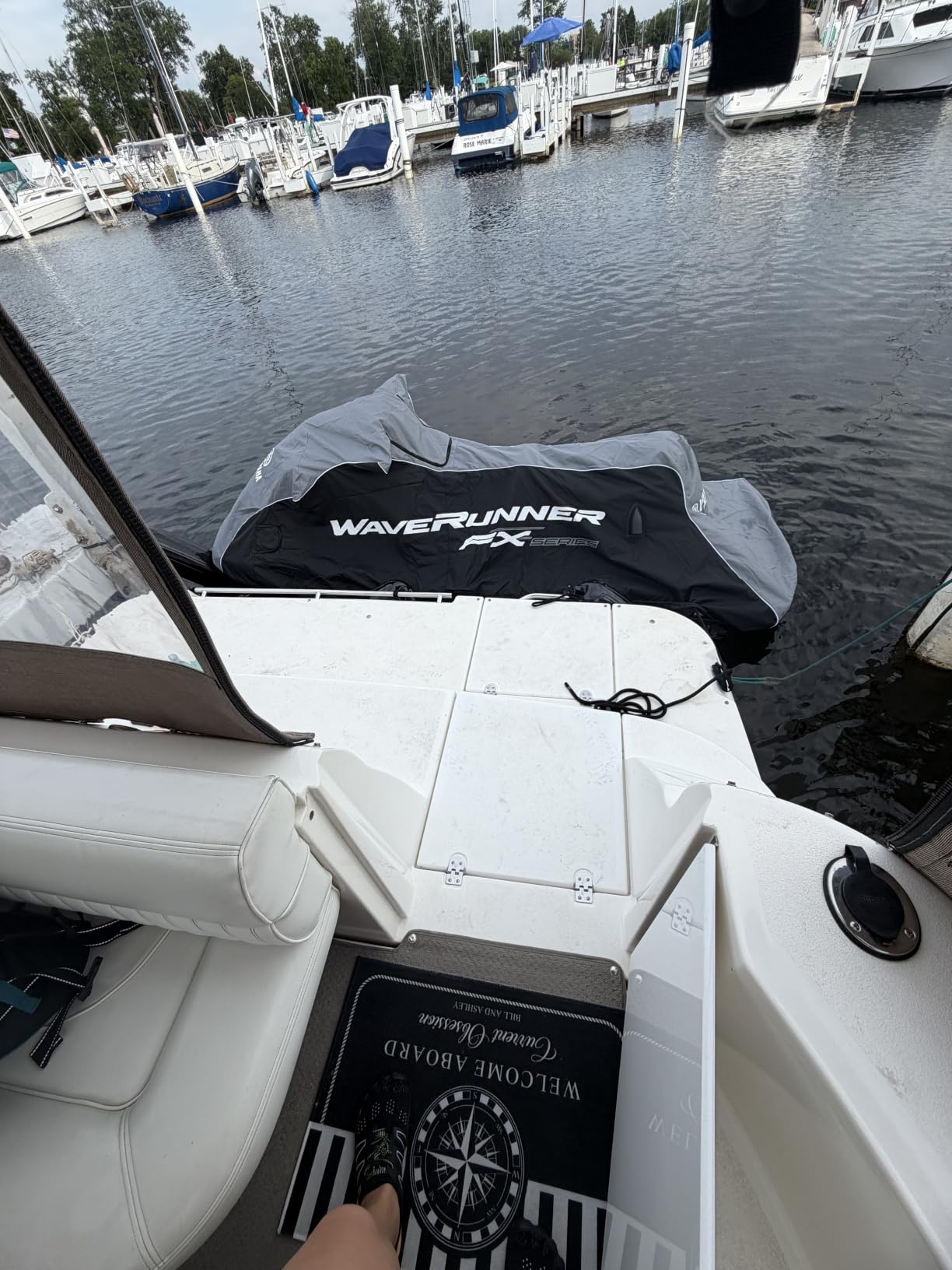 Yamaha OEM 2019-2025 FX SVHO/FX HO Model Specific Fit Waverunner Cover MWV-CVRFX-CH-19 customer photo 1