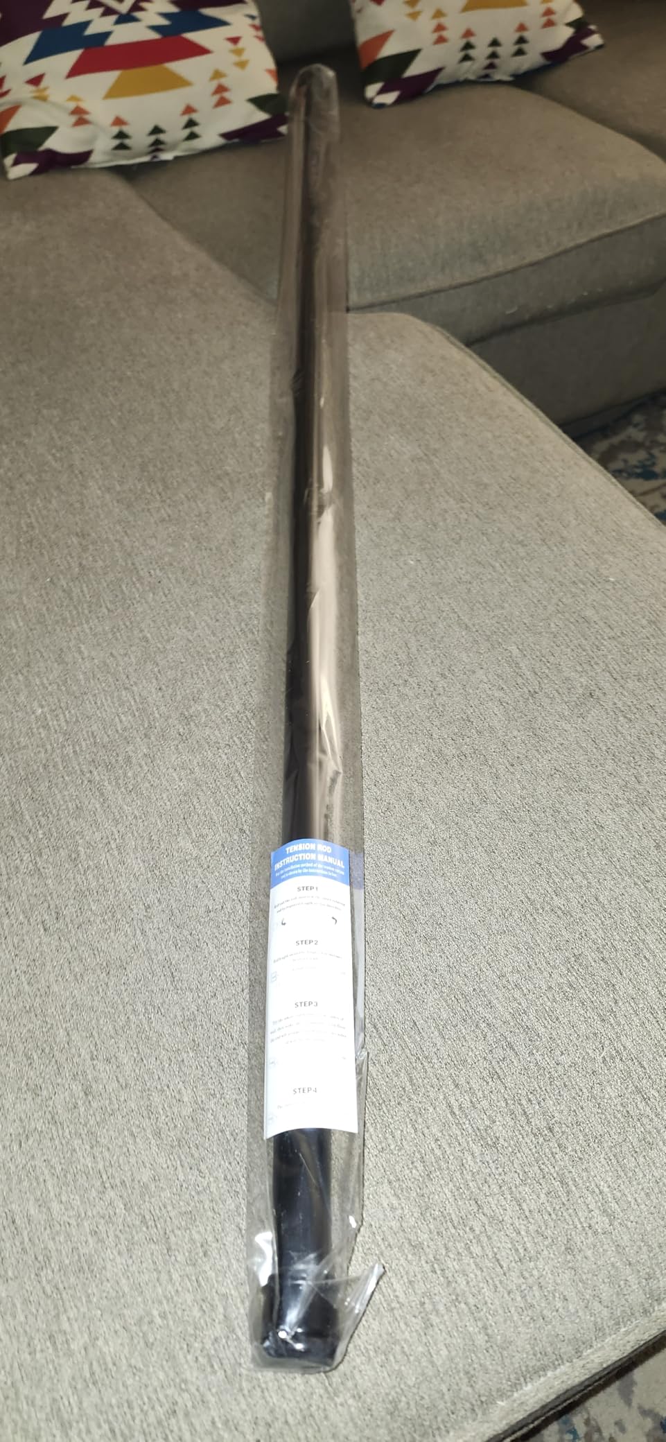 No Sectional Assembly Tension Curtain Rod 56-104 Inch | 1