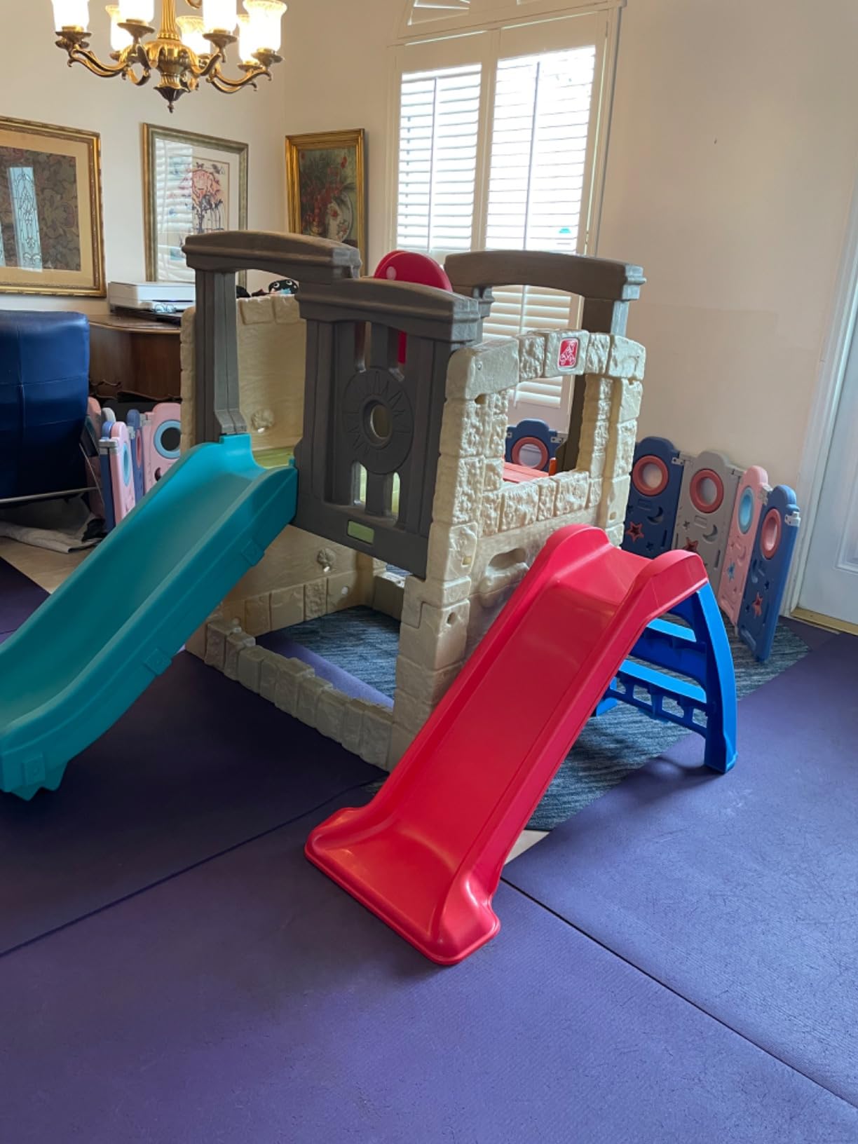 Step2 Woodland Climber II Kids Playset, Ages 2 -6 Years Old, Toddler Slide and Climbing Wall, Outdoor Playground for Backyard, Sturdy Plastic Frame, Easy Set Up customer photo 2