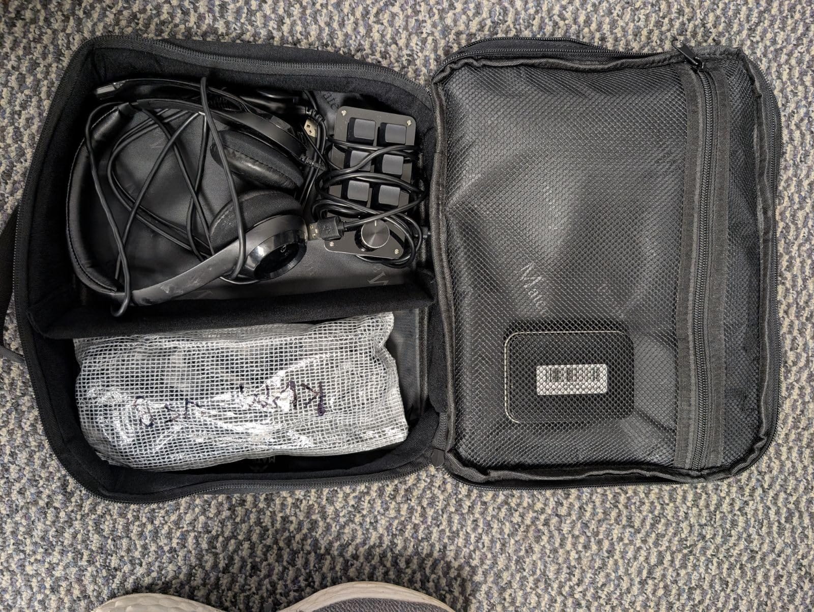 MATEIN Electronics Organizer Travel Case, Cable Organizer Bag, Black | Water Resistant, Gifts for Men, Storage Bag for Camera Accessories, for Travel Essentials, Phone, Cord & Tablet customer photo 2