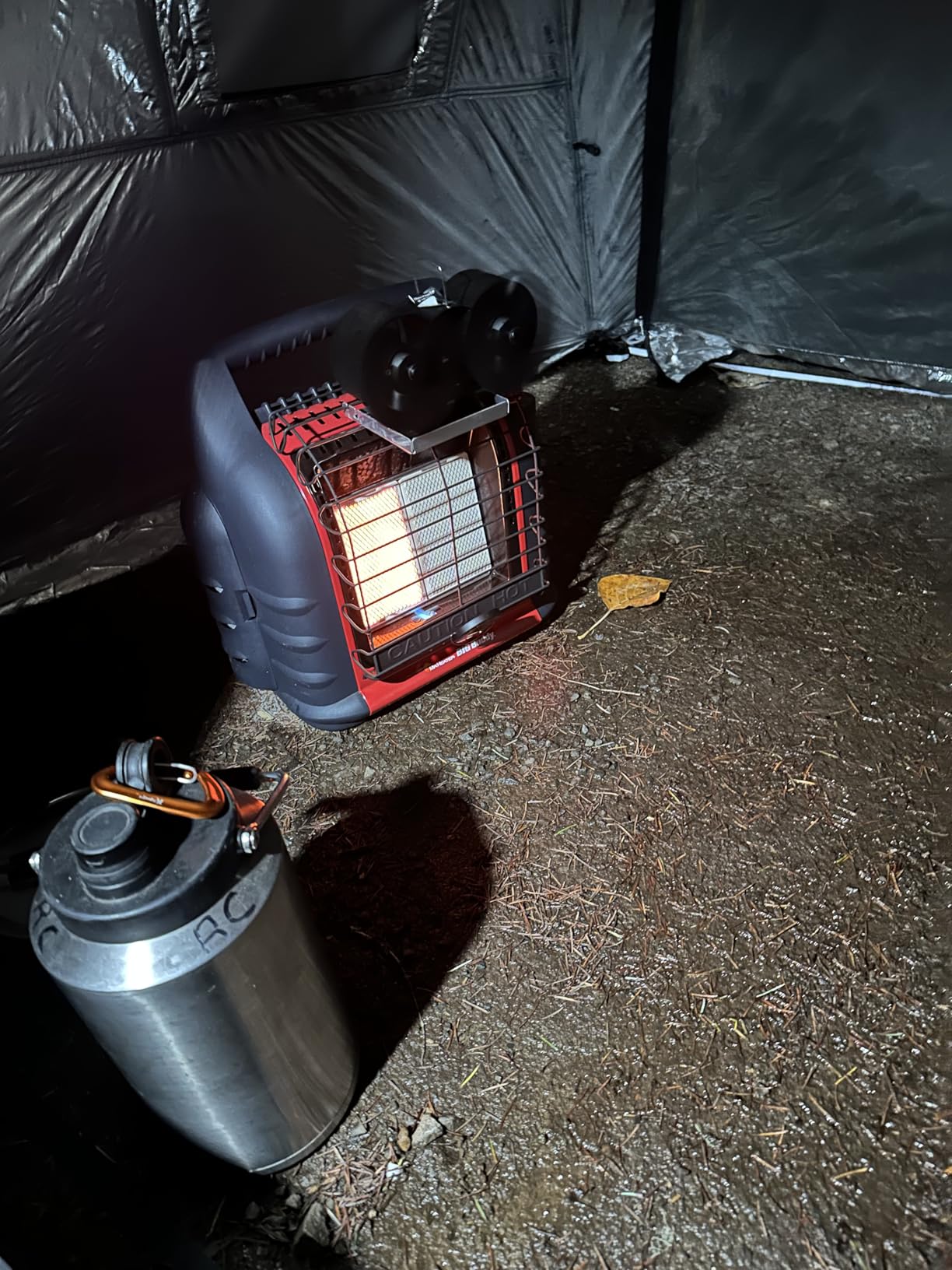 Mr. Heater 18,000 BTU Big Buddy Heater | Heats up to 450 square feet of enclosed space, Automatic low oxygen shut-off system (ODS) customer photo 2