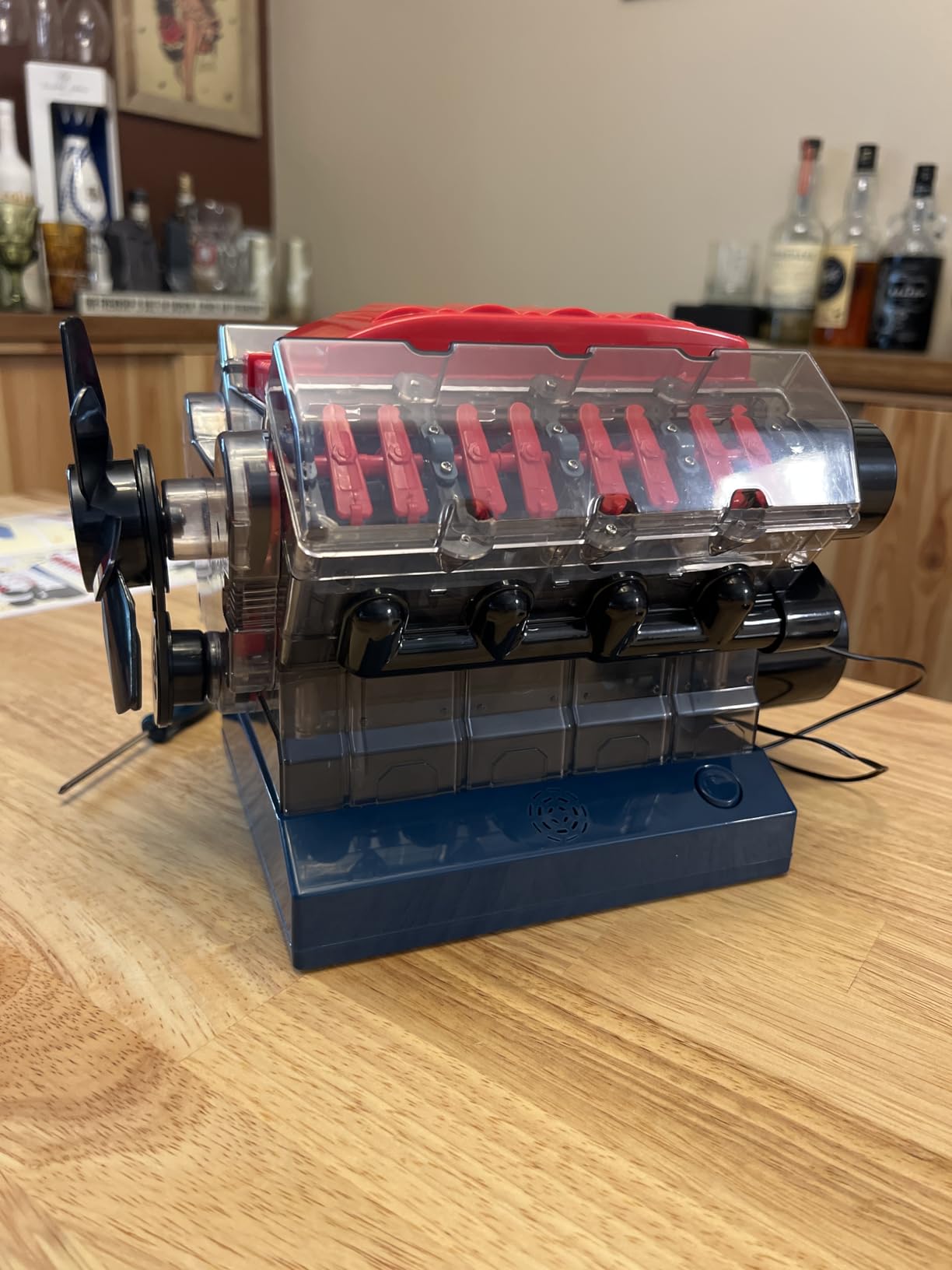 Playz Large V8 Engine Model Kit Build Your Own Mini V8 Engine kit that Runs customer photo 1
