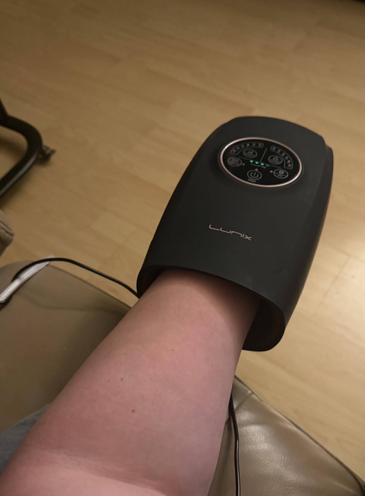 Lunix LX3 FSA Carpal Tunnel & Arthritis Hand & Wrist Massager, Cordless | Eases finger numbness, joint soreness, and stiffness; gentle air-compression therapy with soothing heat; calms hand tension customer photo 1