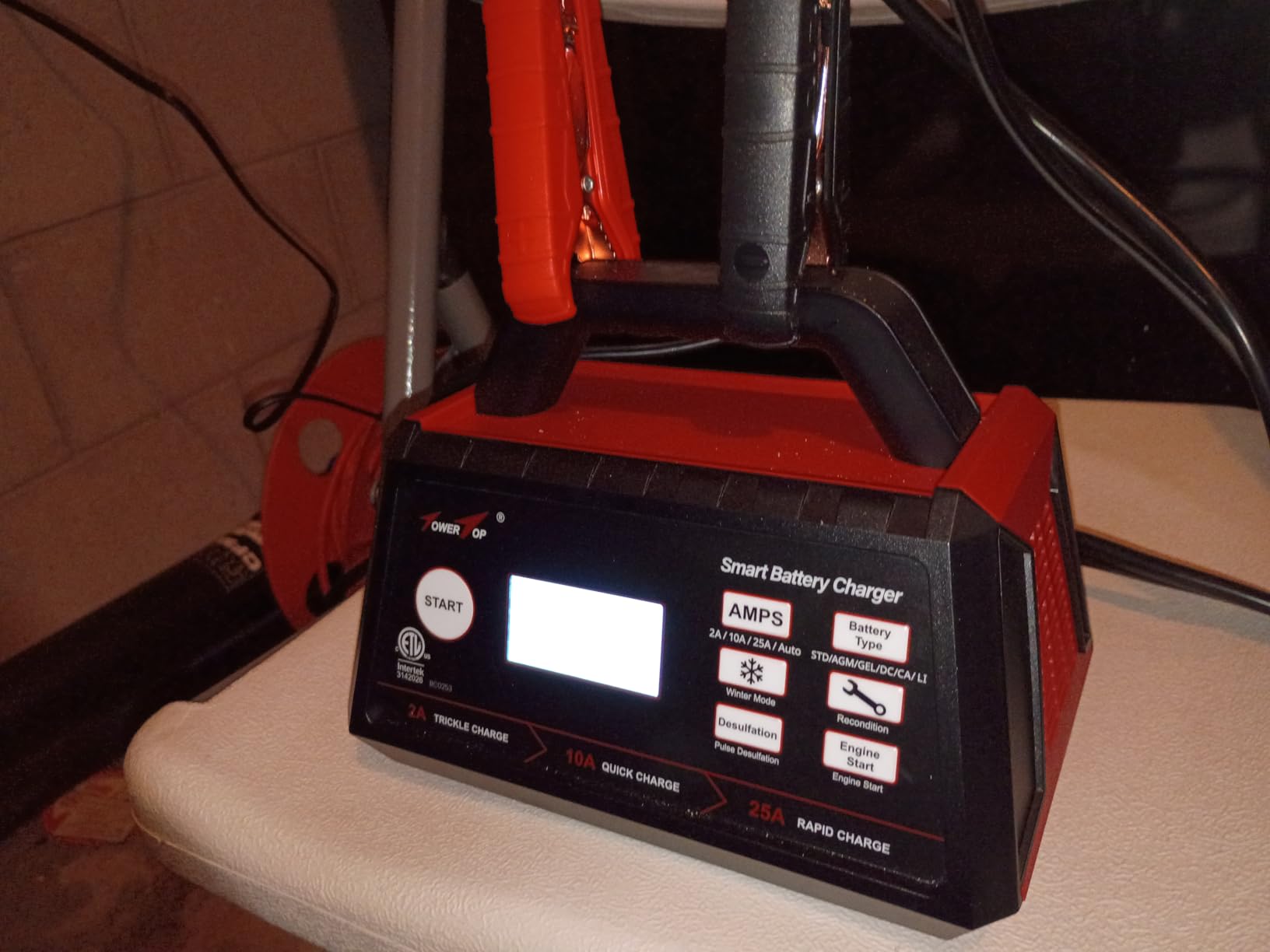 TowerTop 2/10/25 Amp 12V Smart Car Battery Charger, Fully Automatic Battery Maintainer with Engine Start, Auto Desulfator, Battery Repair, Winter Mode, for AGM, STD, Gel, Deep Cycle Batteries customer photo 1